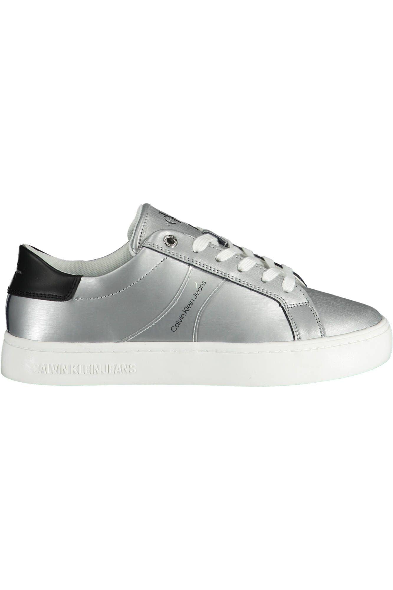 Calvin klein silver sneakers best sale