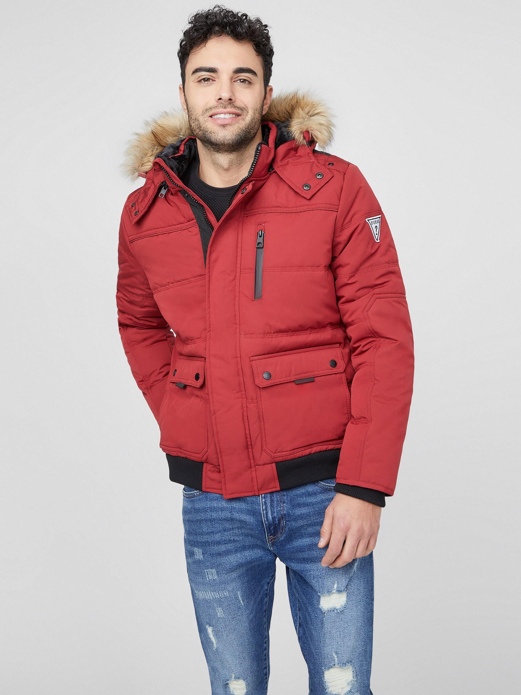 Guess Factory Duncan Jacket in Red for Men | Lyst