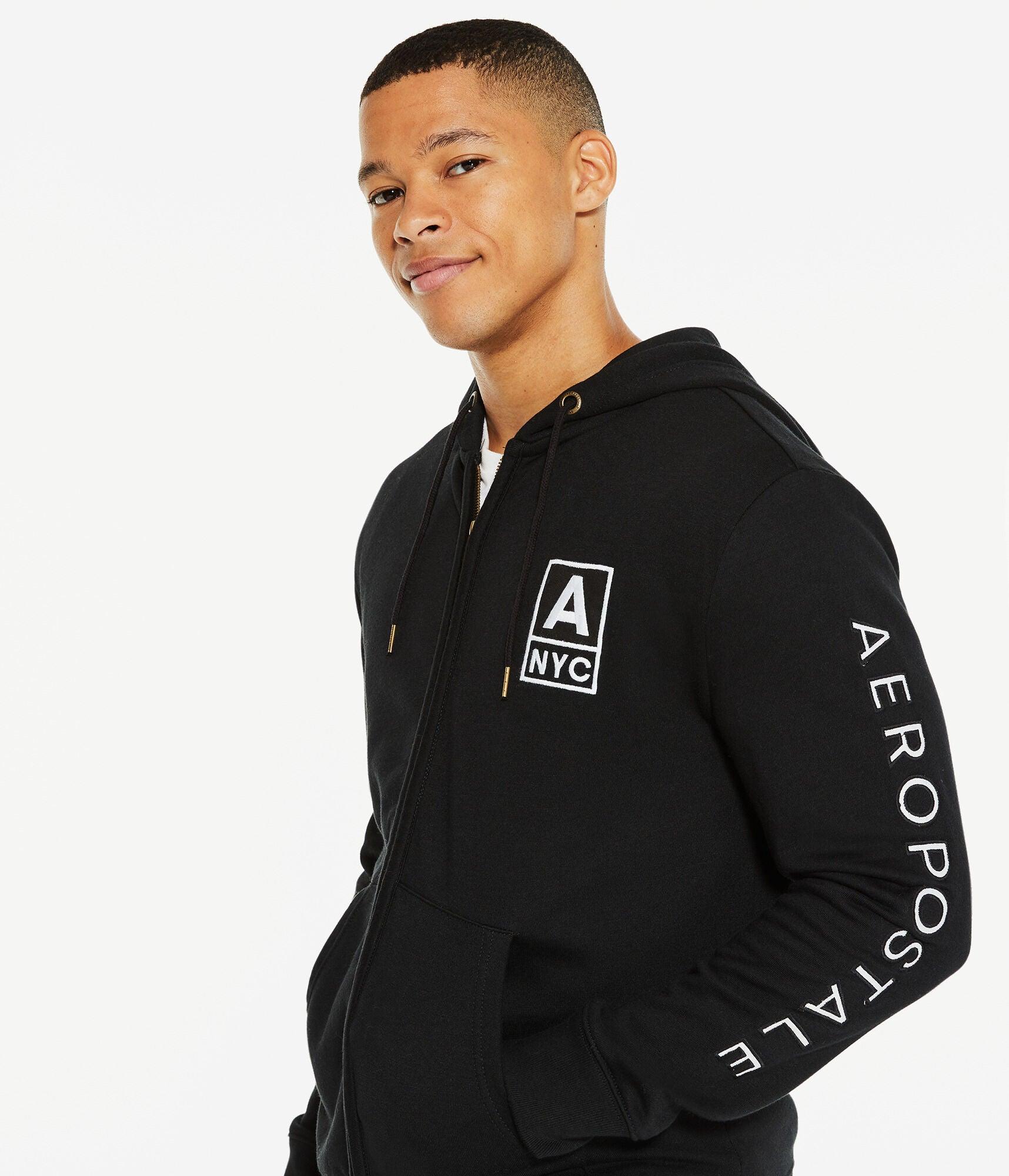 Aéropostale Nyc Heritage Full-zip Hoodie in Black | Lyst