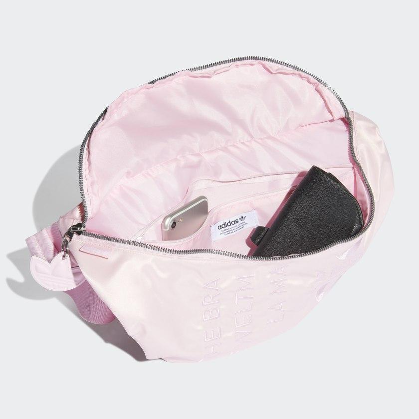 adidas Satin Waist Bag in Pink | Lyst