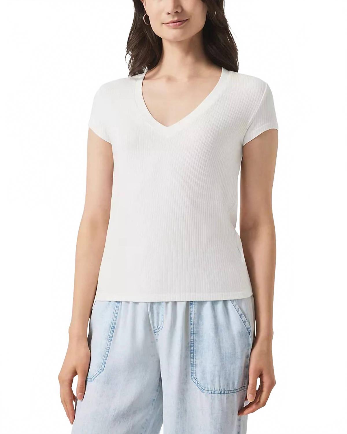 Splendid Women's Giada Sandwash Tee, Lead At Women's Clothing Store