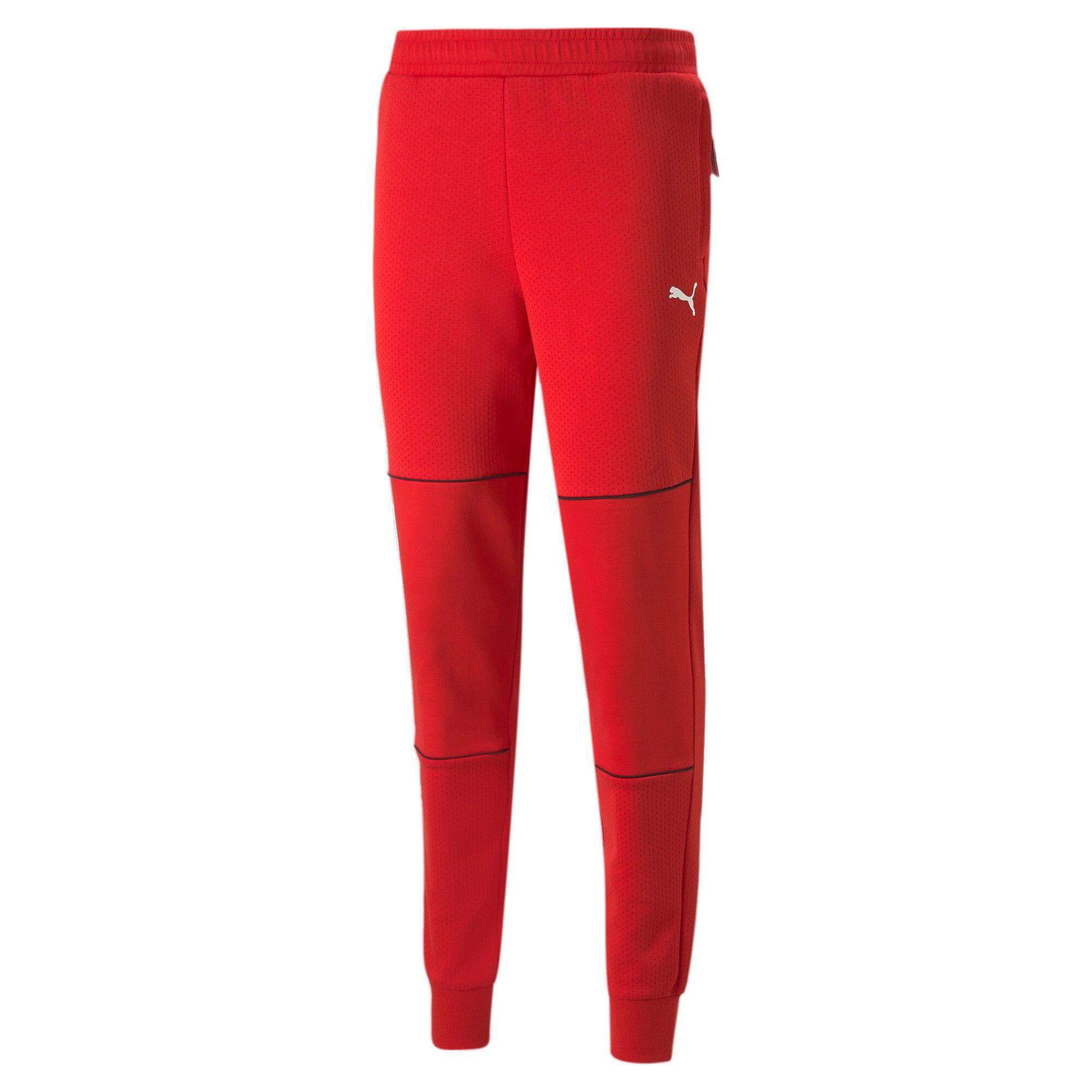 PUMA Scuderia Ferrari Race Closed Cuff Motorsport Sweatpants in Red for Men  | Lyst