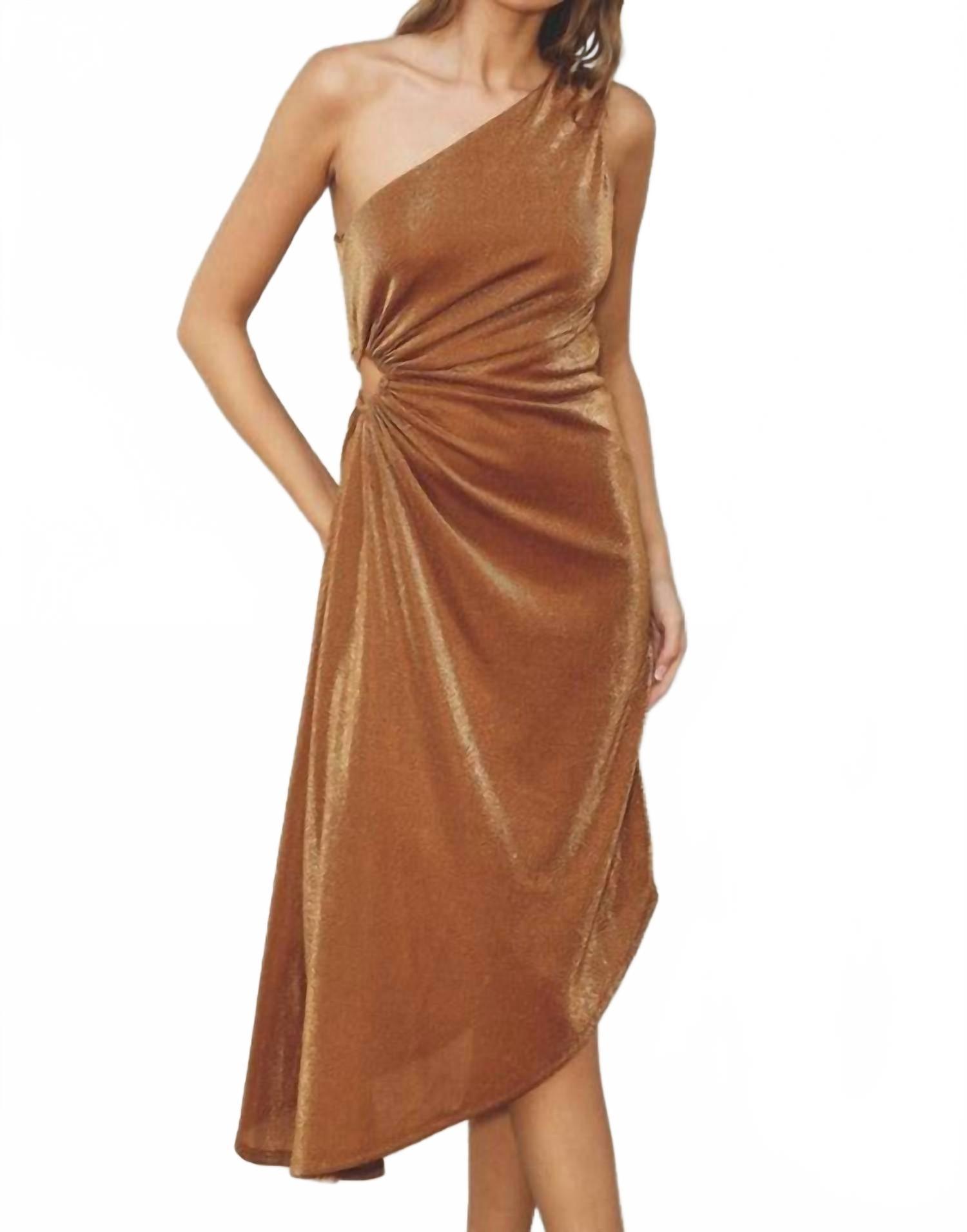 Golden Brown Dresses for Women | Lyst