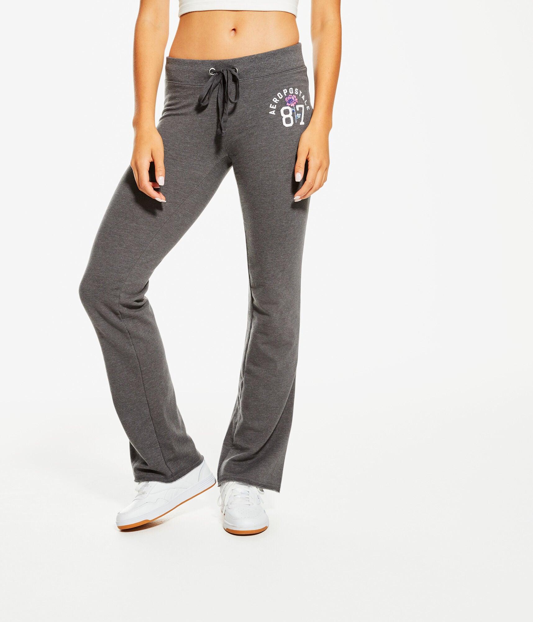 Aéropostale 87 Rose Fit & Flare Sweatpants in Gray | Lyst