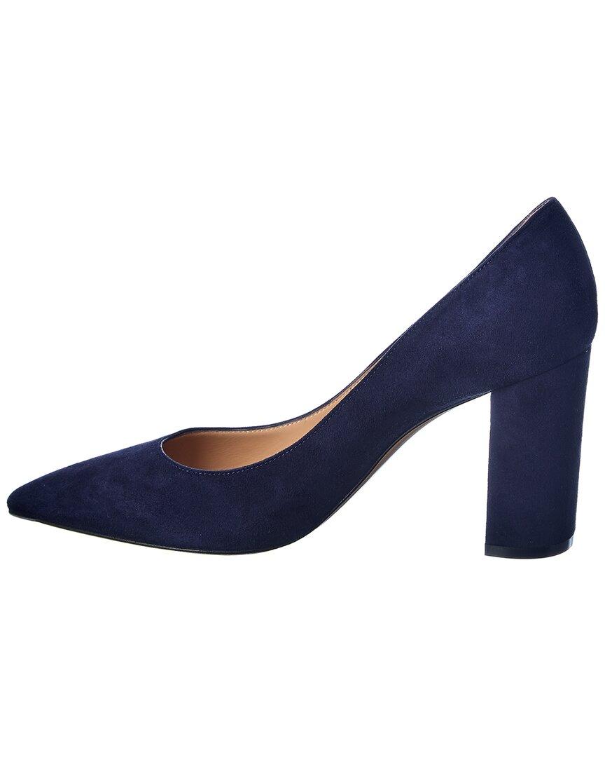 Gianvito Rossi Piper 85 Suede Pump in Blue | Lyst