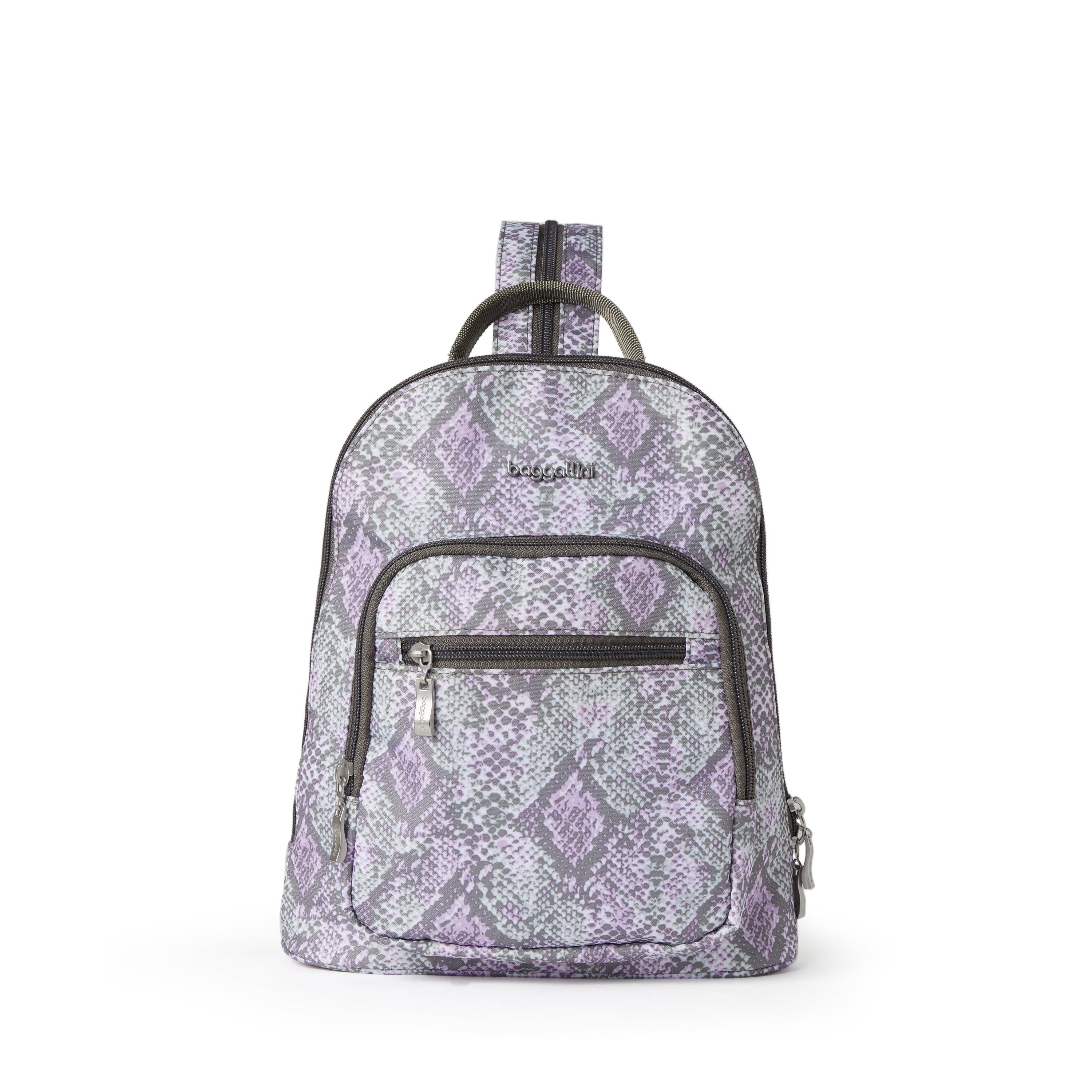 Baggallini Back To Basics Convertible Backpack in Gray Lyst