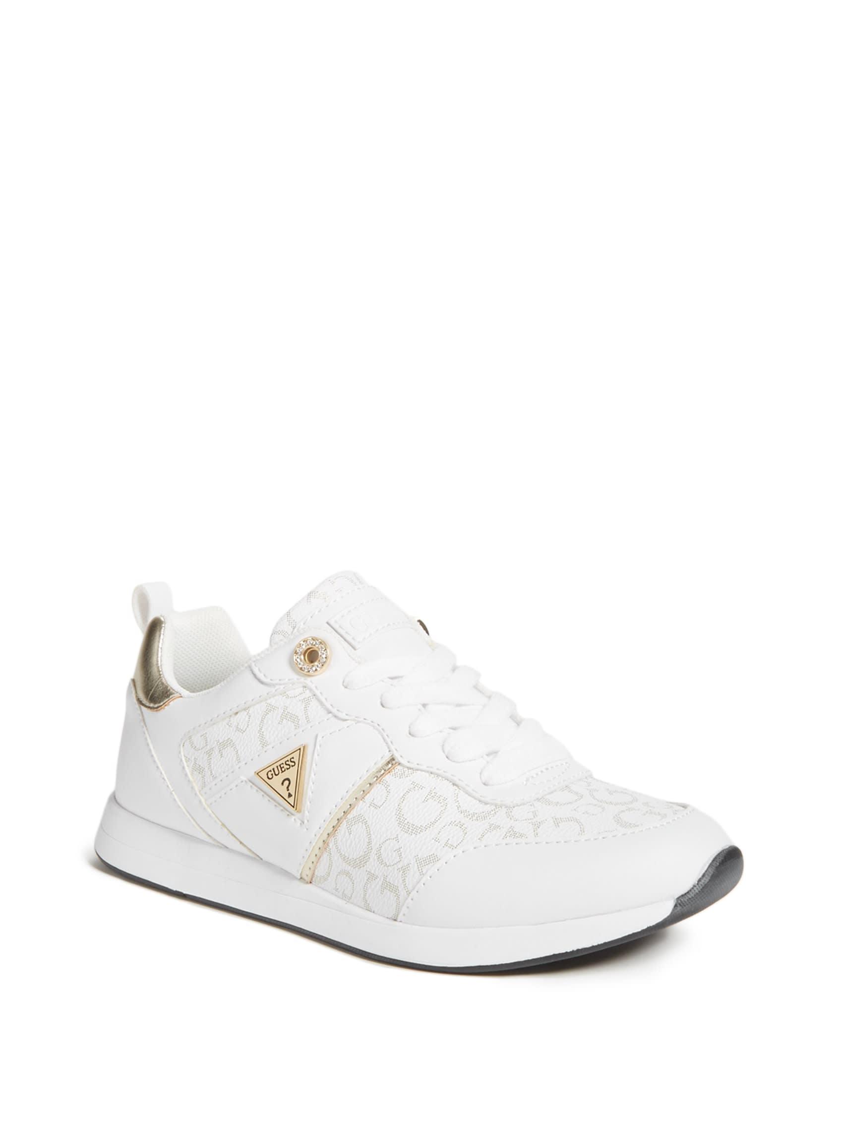 Guess Factory Jaelynn Logo-print Sneakers in White | Lyst