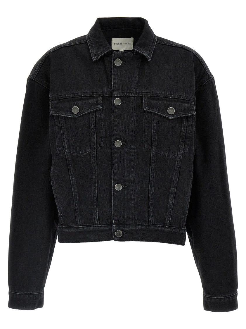 アウターその他 LOULOU STUDIO 'Dave' jacket Black LOULOU DE SAISON Dave denim jacket | NET-A-PORTER