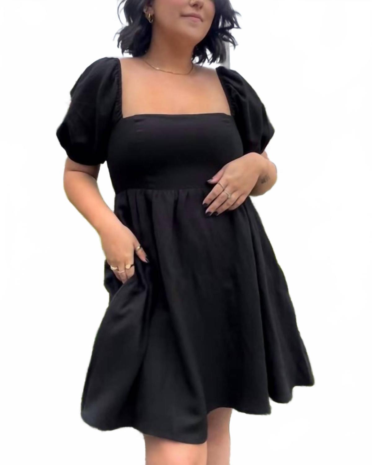 Lucy Paris Stella Babydoll Dress in Black | Lyst Lucy Paris Stella Babydoll Dress in Black | Lyst