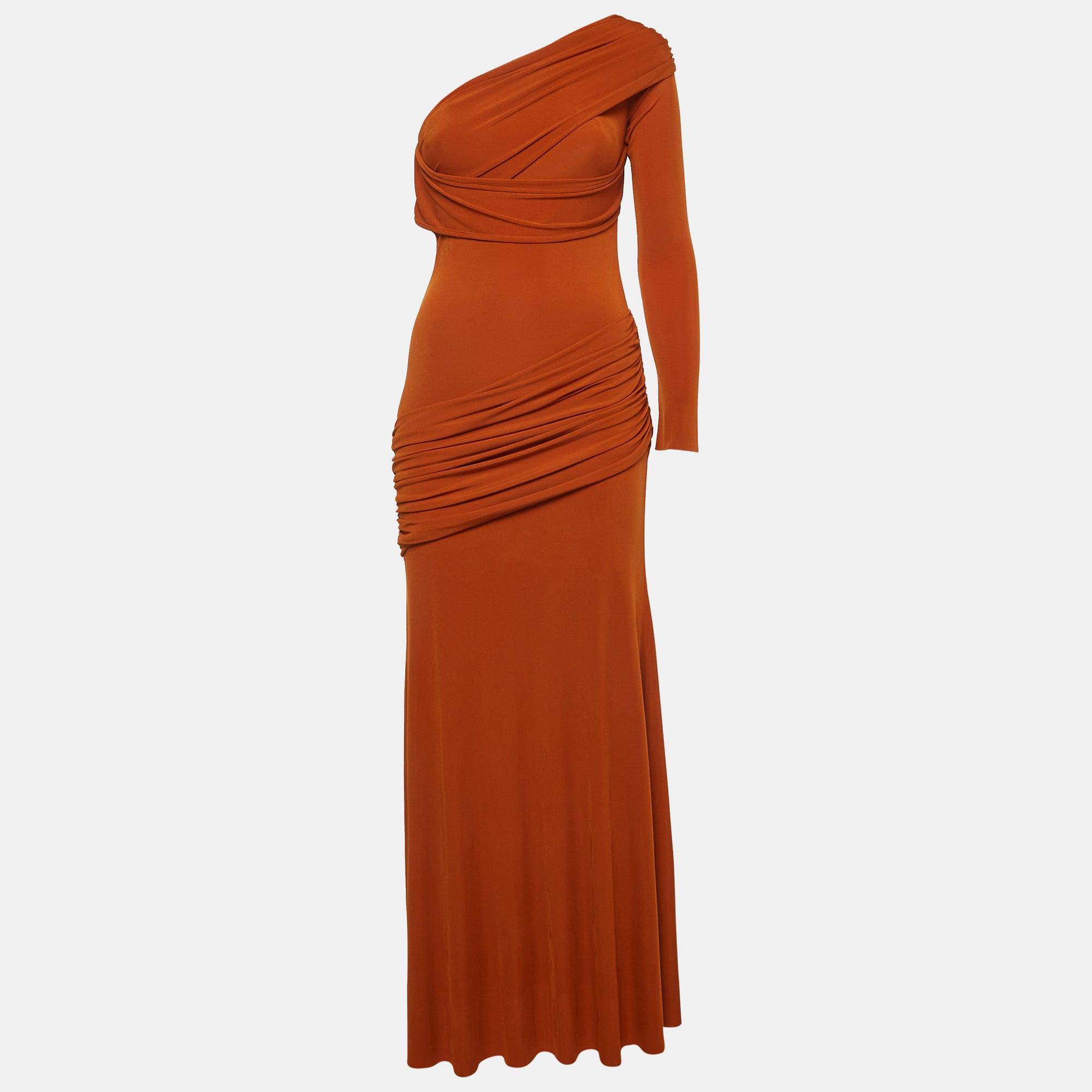 Designer Orange Asymmetrical Dresses for Women - Up to 76% off | Lyst