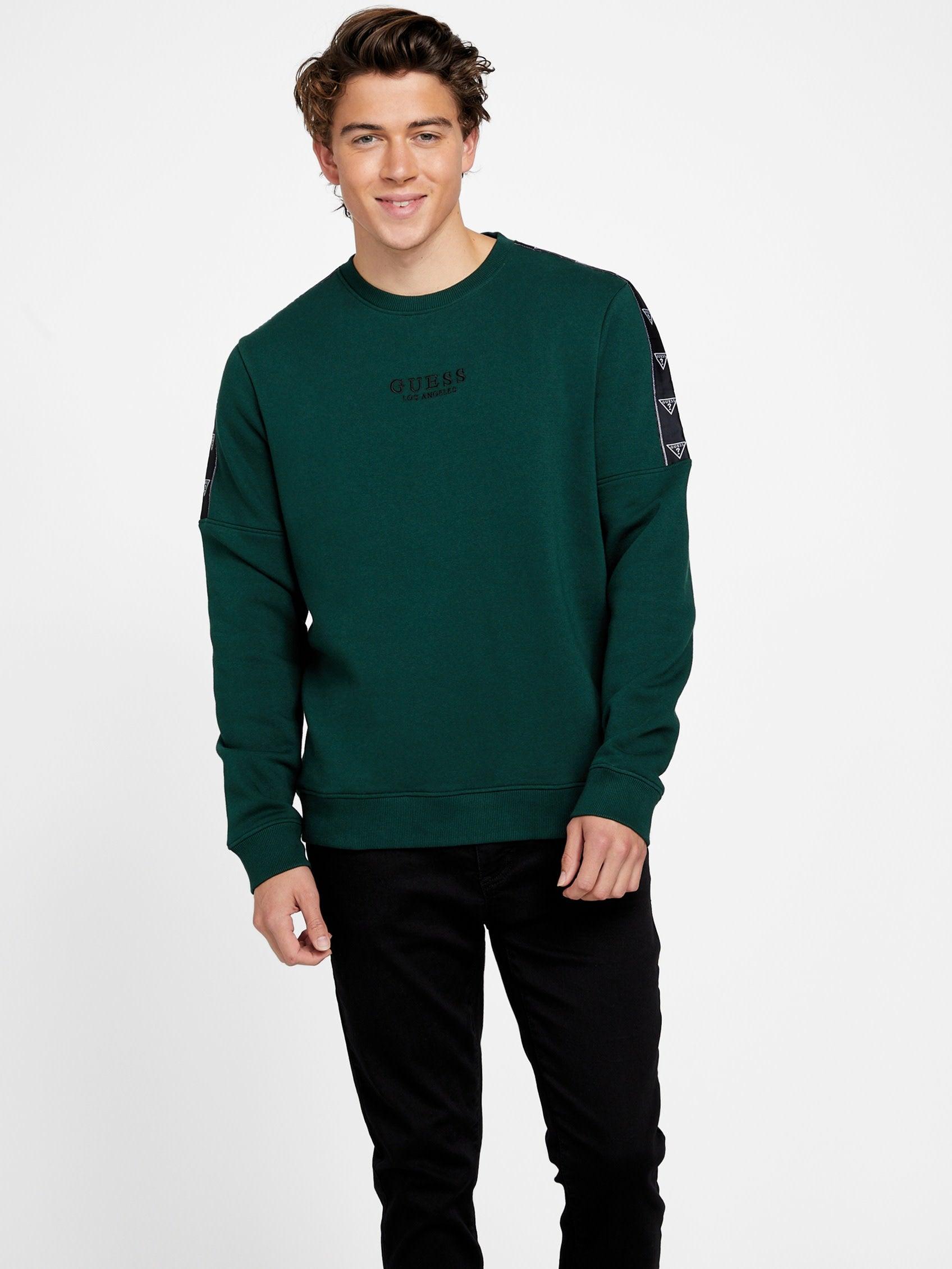Guess green sweatshirt top