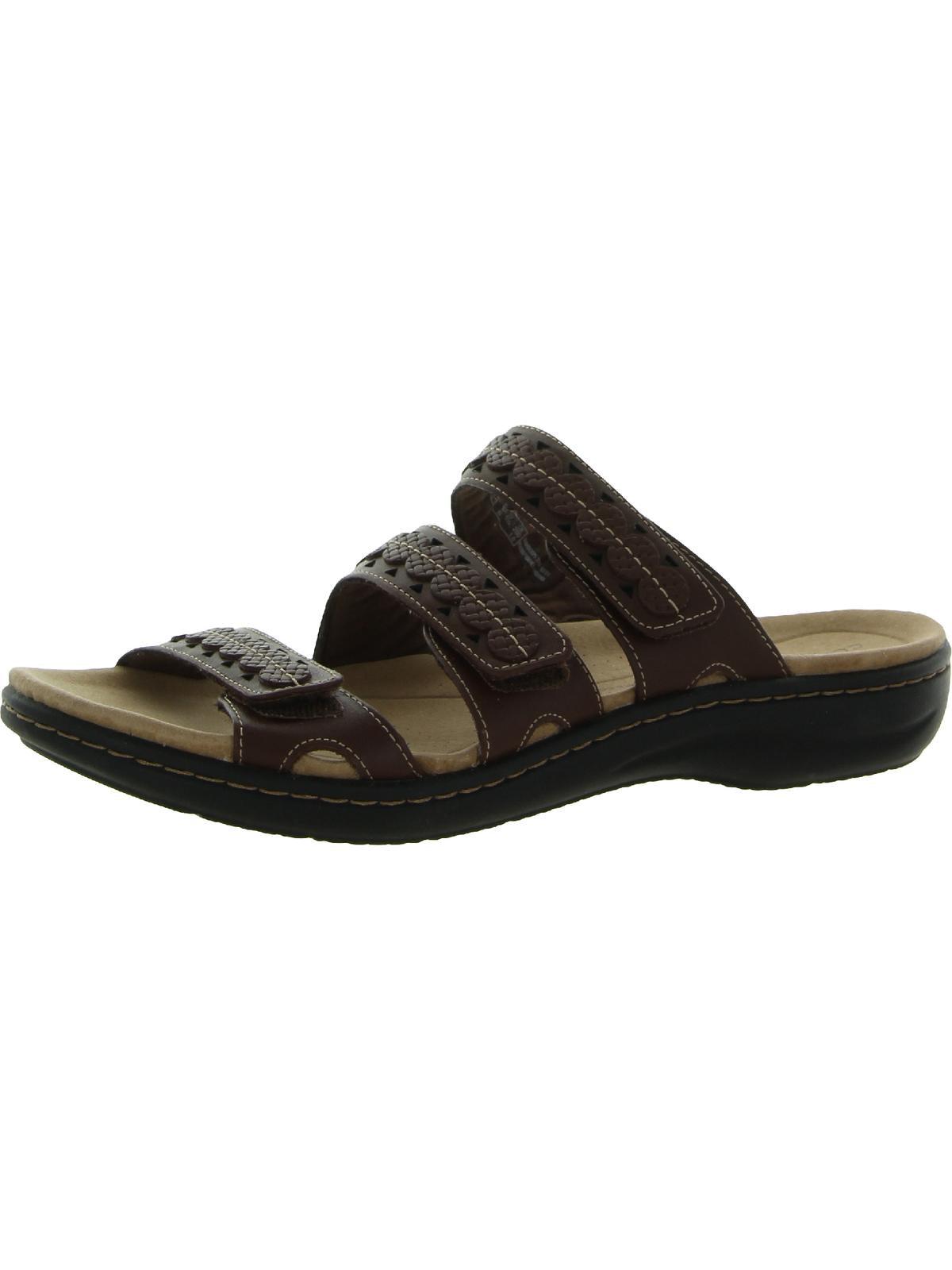 Clarks Laurieann Cove Slide Sandals in Brown Lyst