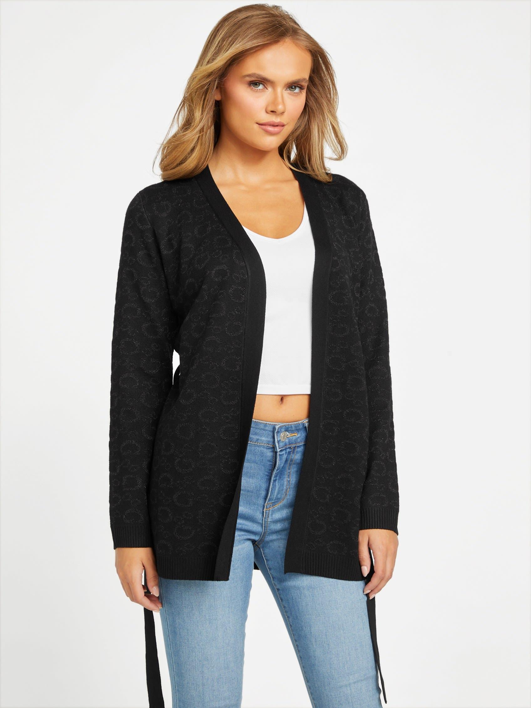 Guess black cardigan outlet
