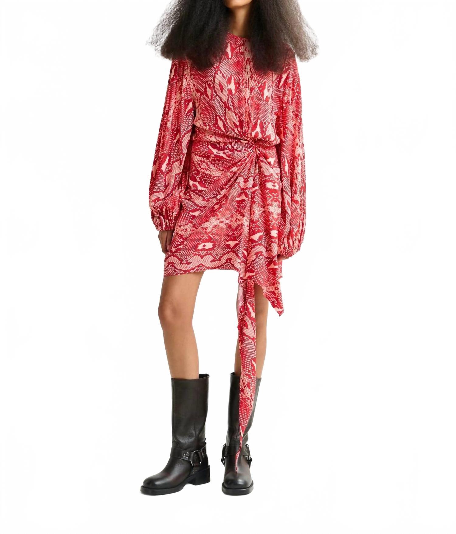 open lace back dress Essentiel Antwerp Edirlydirl Maxi Dress in Burgundy – BlackSkinny main image 0