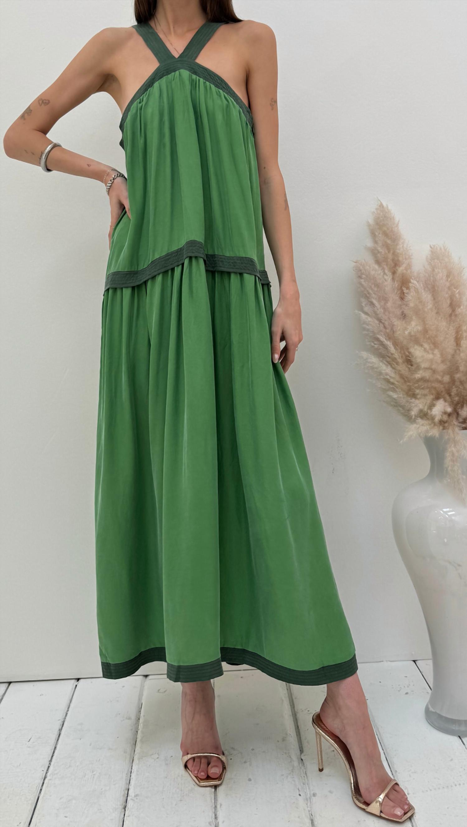 Sancia Lamara Maxi Dress in Green | Lyst