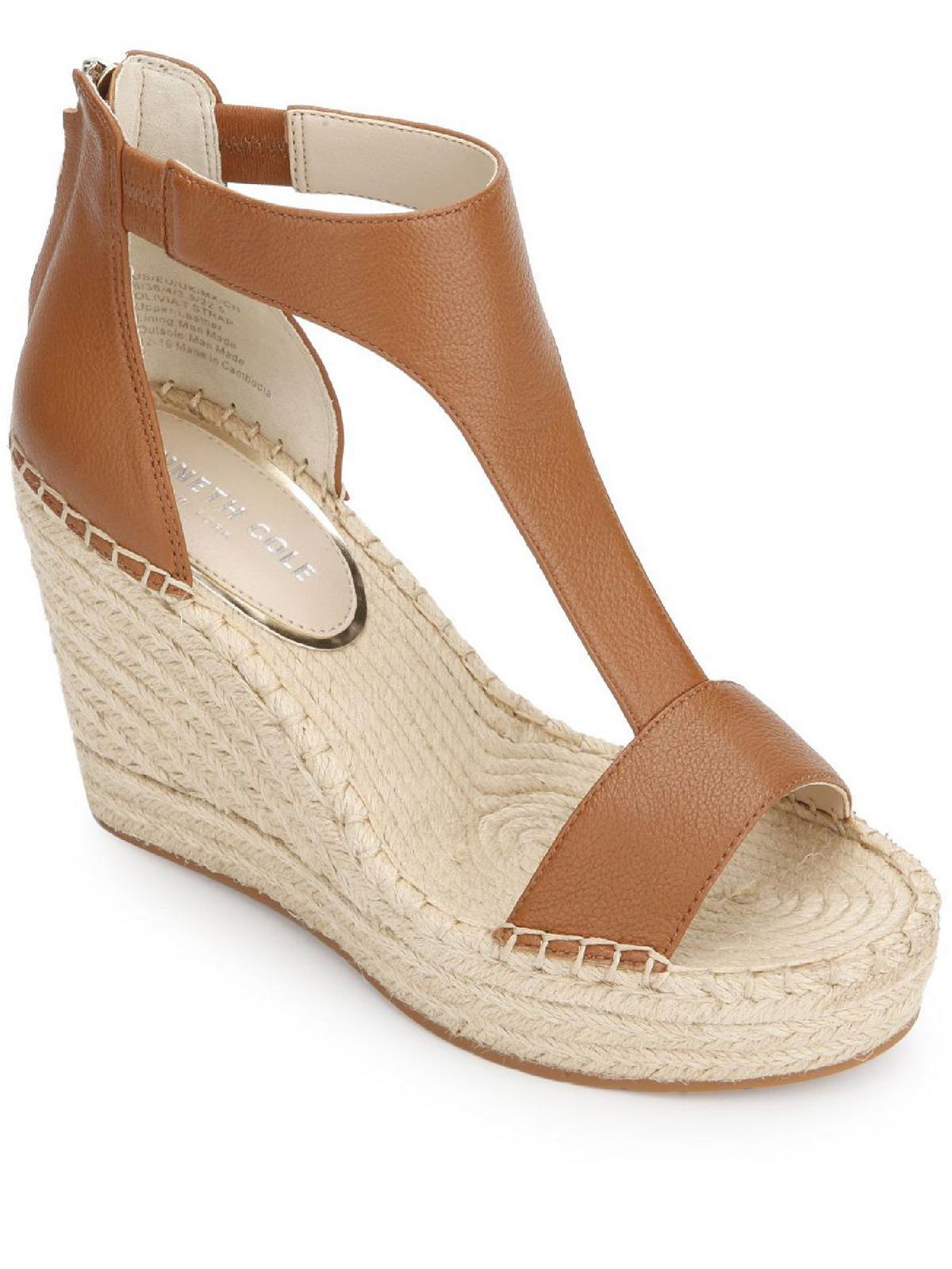 Kenneth Cole Olivia Espadrille Wedge Sandals in Natural | Lyst