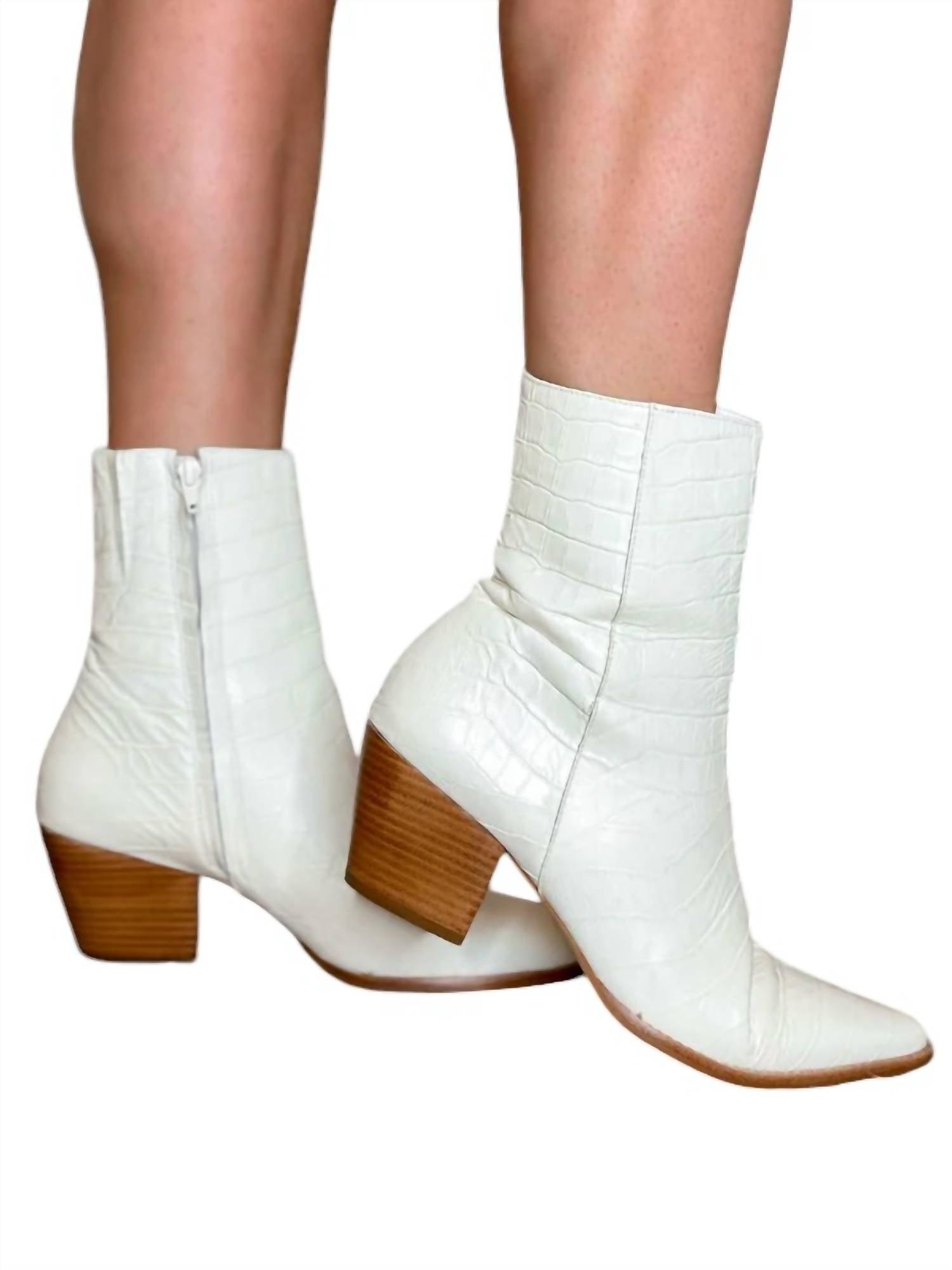 Matisse Caty Ankle Boots in White Lyst