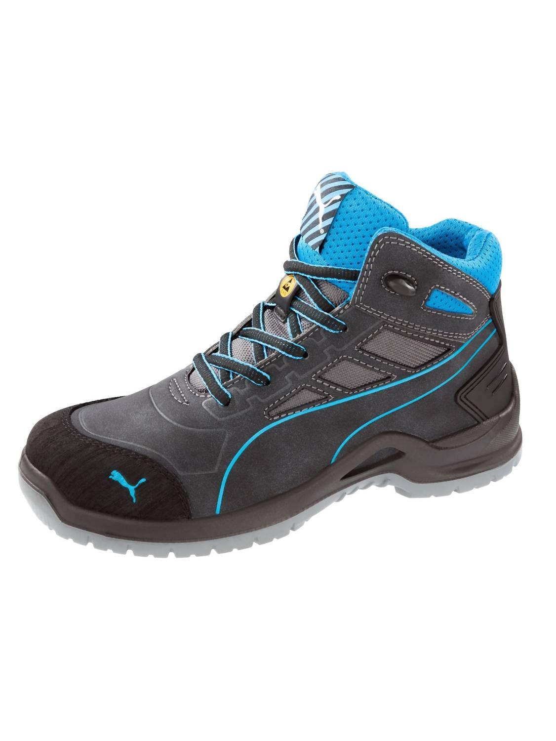 PUMA 's Beryll Mid Work Shoes Steel Toe in Blue Lyst