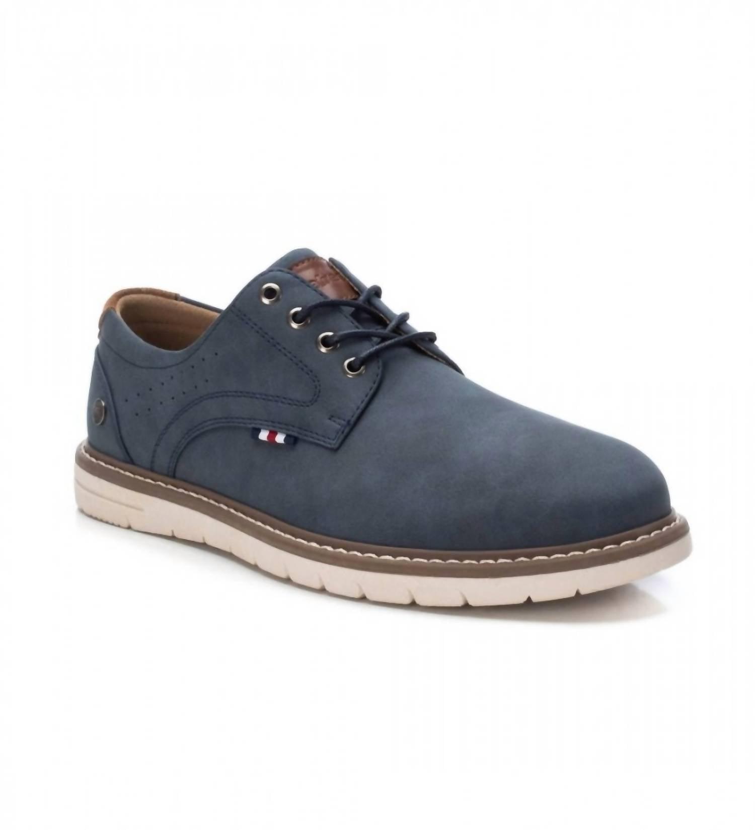 NEW XTI men\'s comfort sole casual oxfords in navy Xti Men main image 2