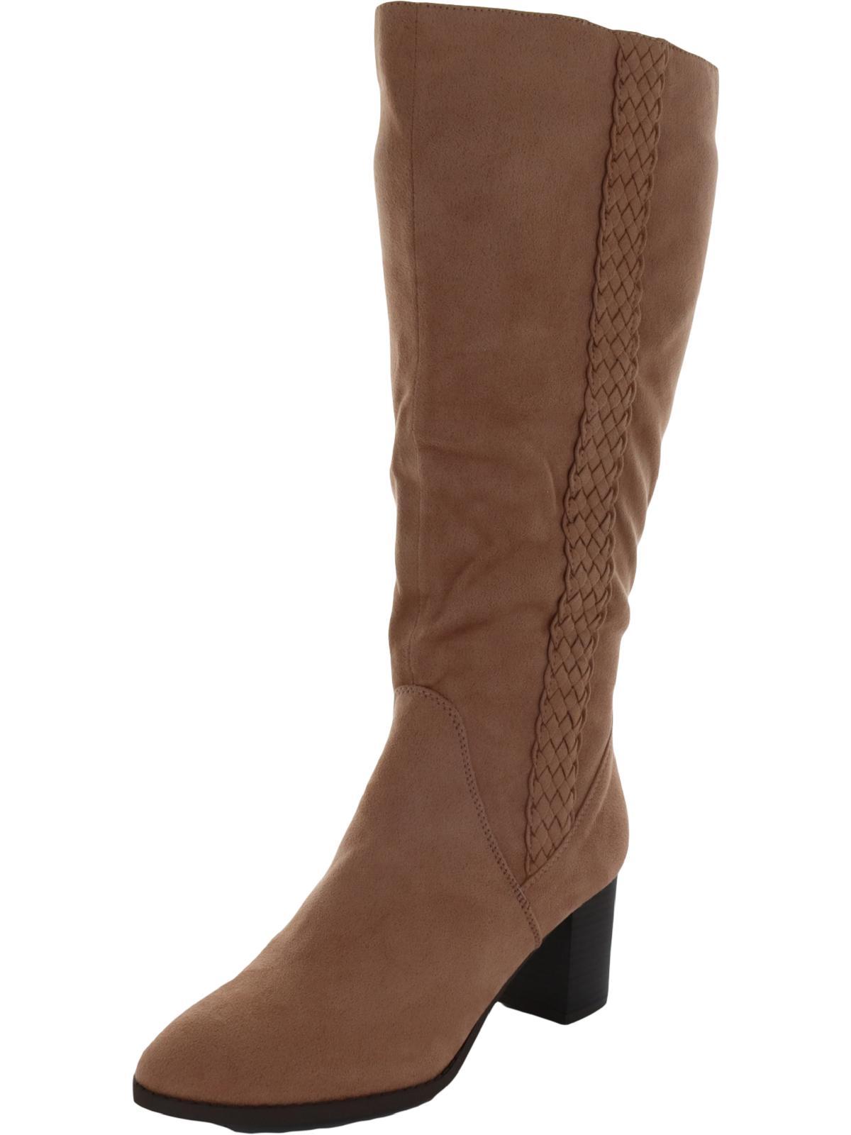 Journee Collection Gentri Faux Suede Wide Calf Over the knee Boots