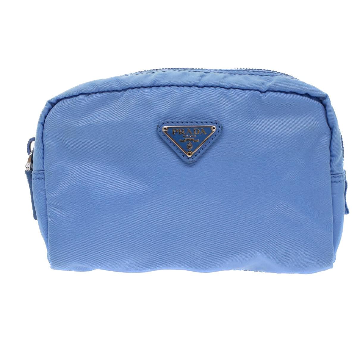 Prada blue clutch cheap