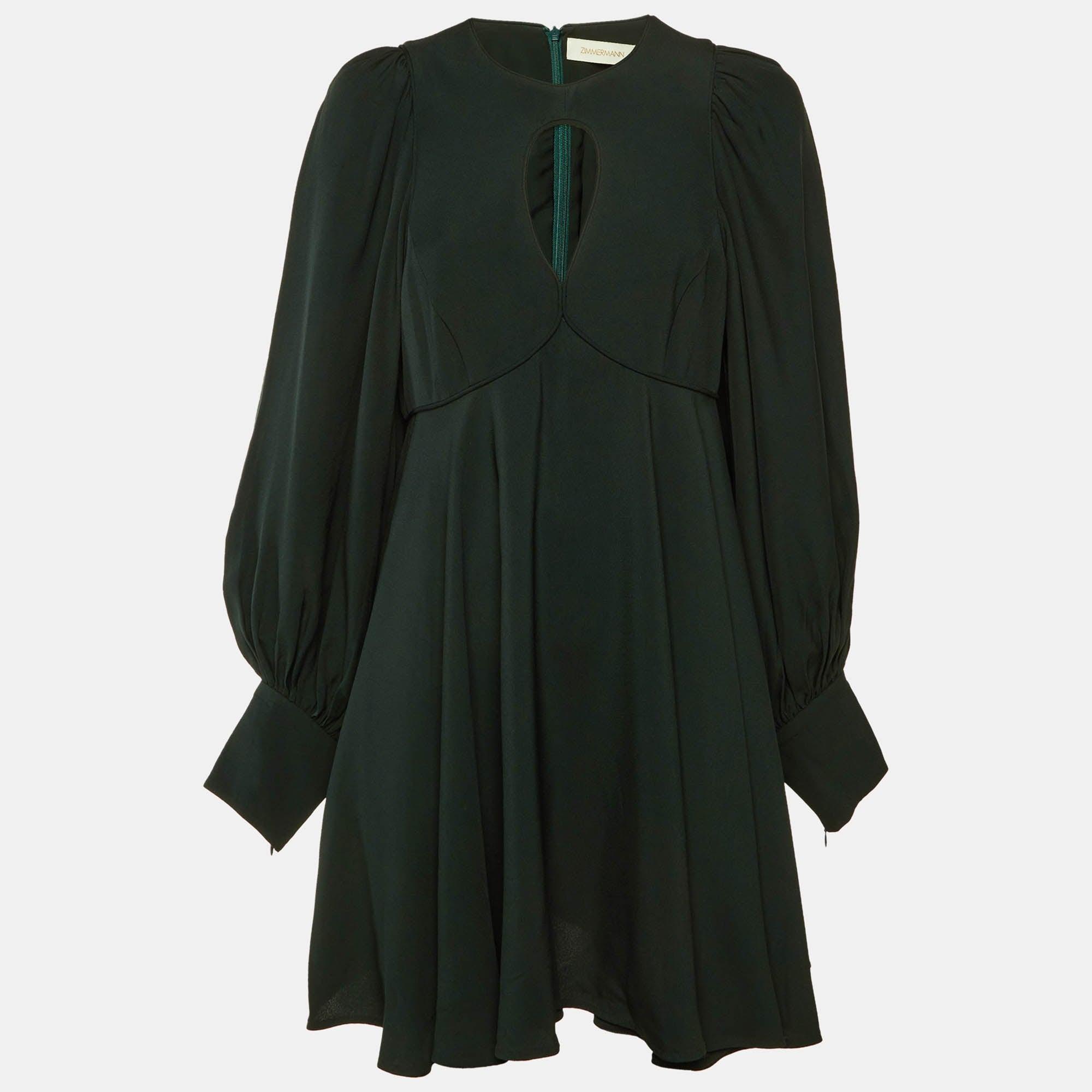 zimmermann emerald green dress Pleated Midi Dress Zimmermann Emerald Green Dress ZIMMERMANN Pavillion Tie-neck Pleated Linen And Silk-blend