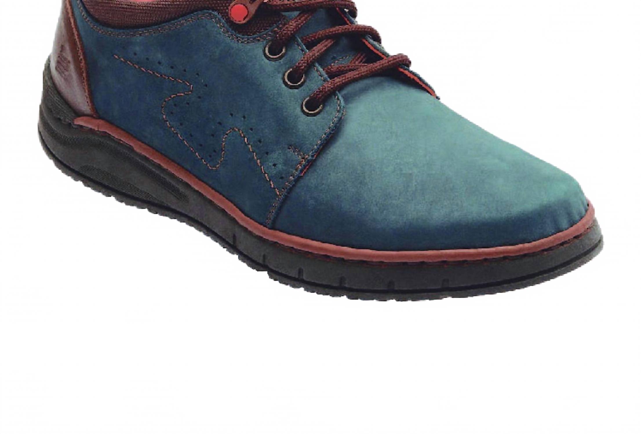 NEW LOBO SOLO men\'s 9318 oxford in blue nubuck Blue Oxford shoes for Men | Lyst main image 4