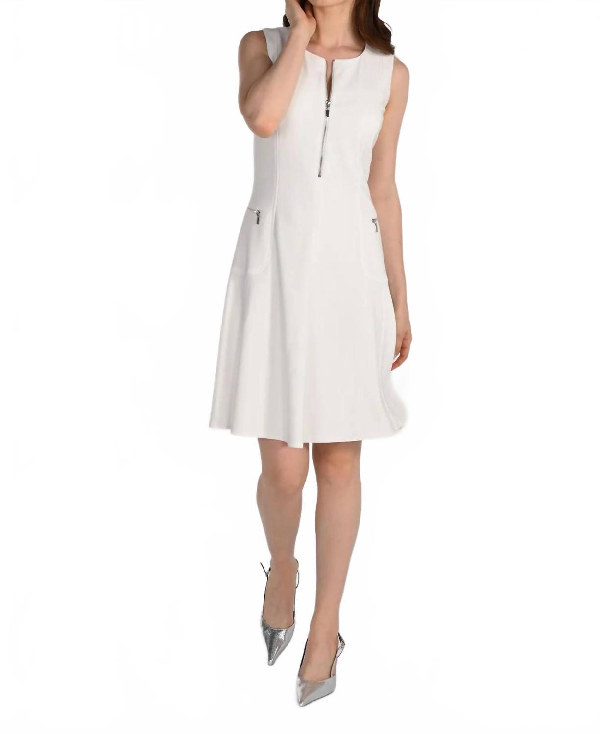 Designer White Knee Length Dresses for Women - Up to 84% off