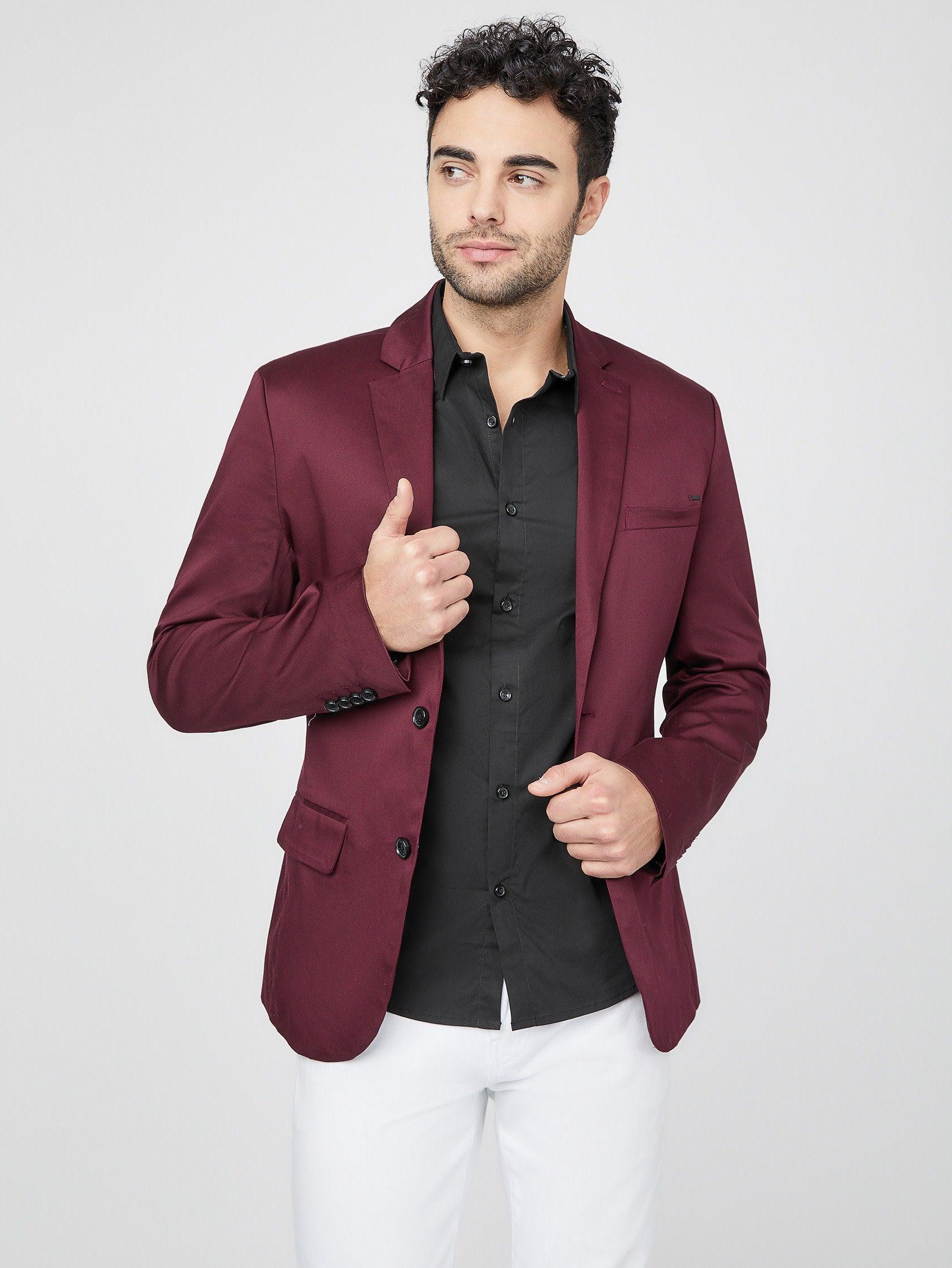 Guess Factory Eli Blazer in Red for Men | Lyst