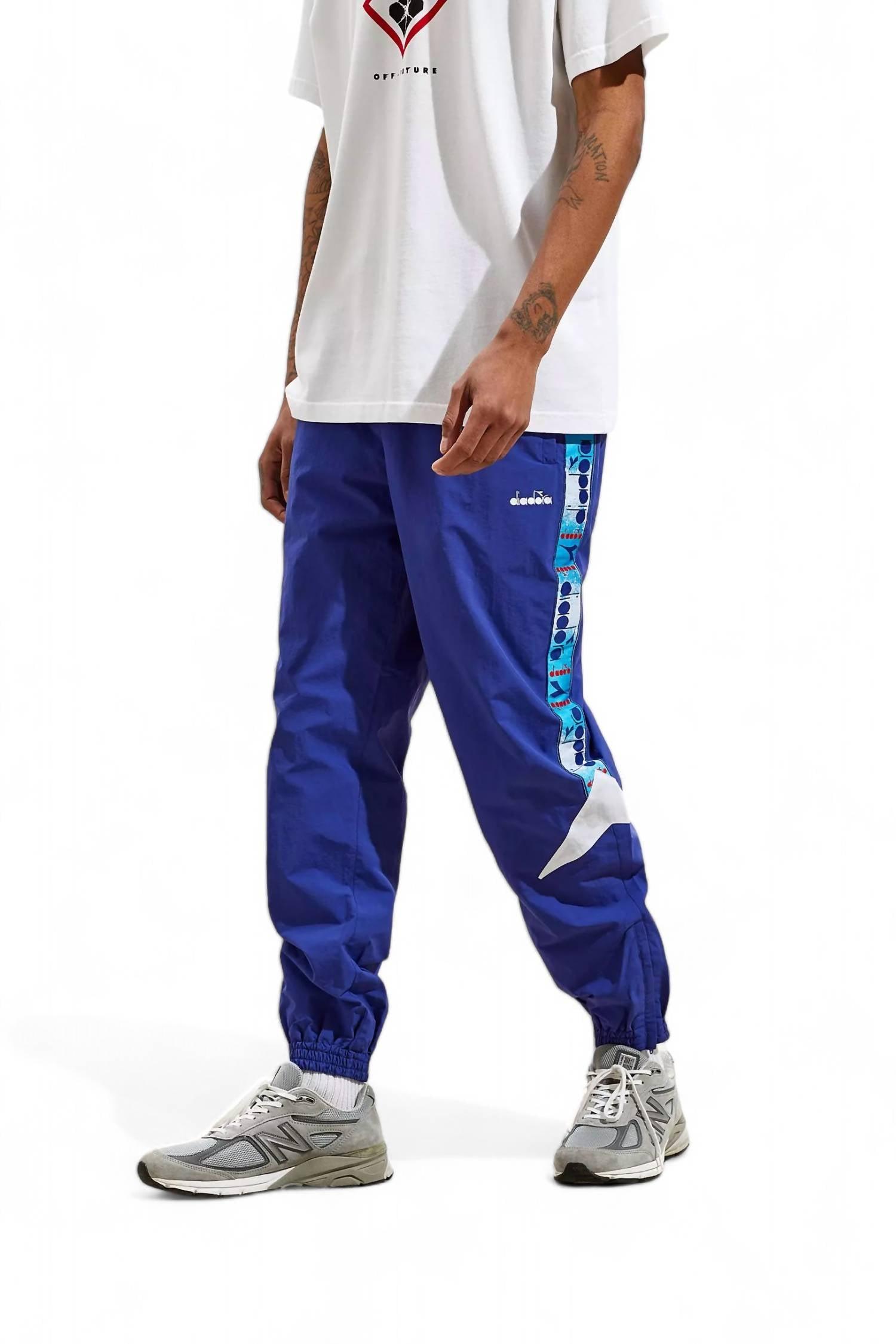 Diadora Track Pants in Blue for Men Lyst