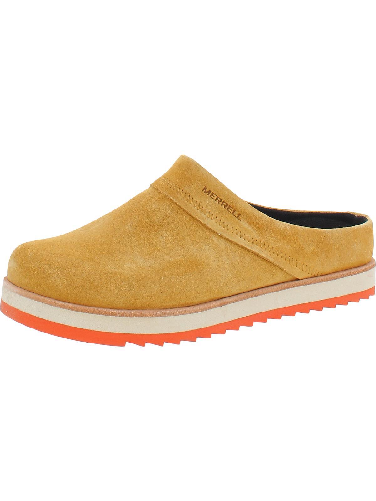 Merrell Juno Suede Slip On Clogs Natural | Lyst