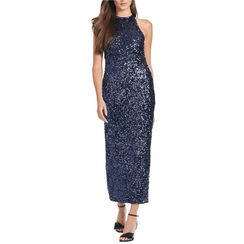 gold blue dress Rachel Allan 70002 Dress | Rachel Allan Dresses