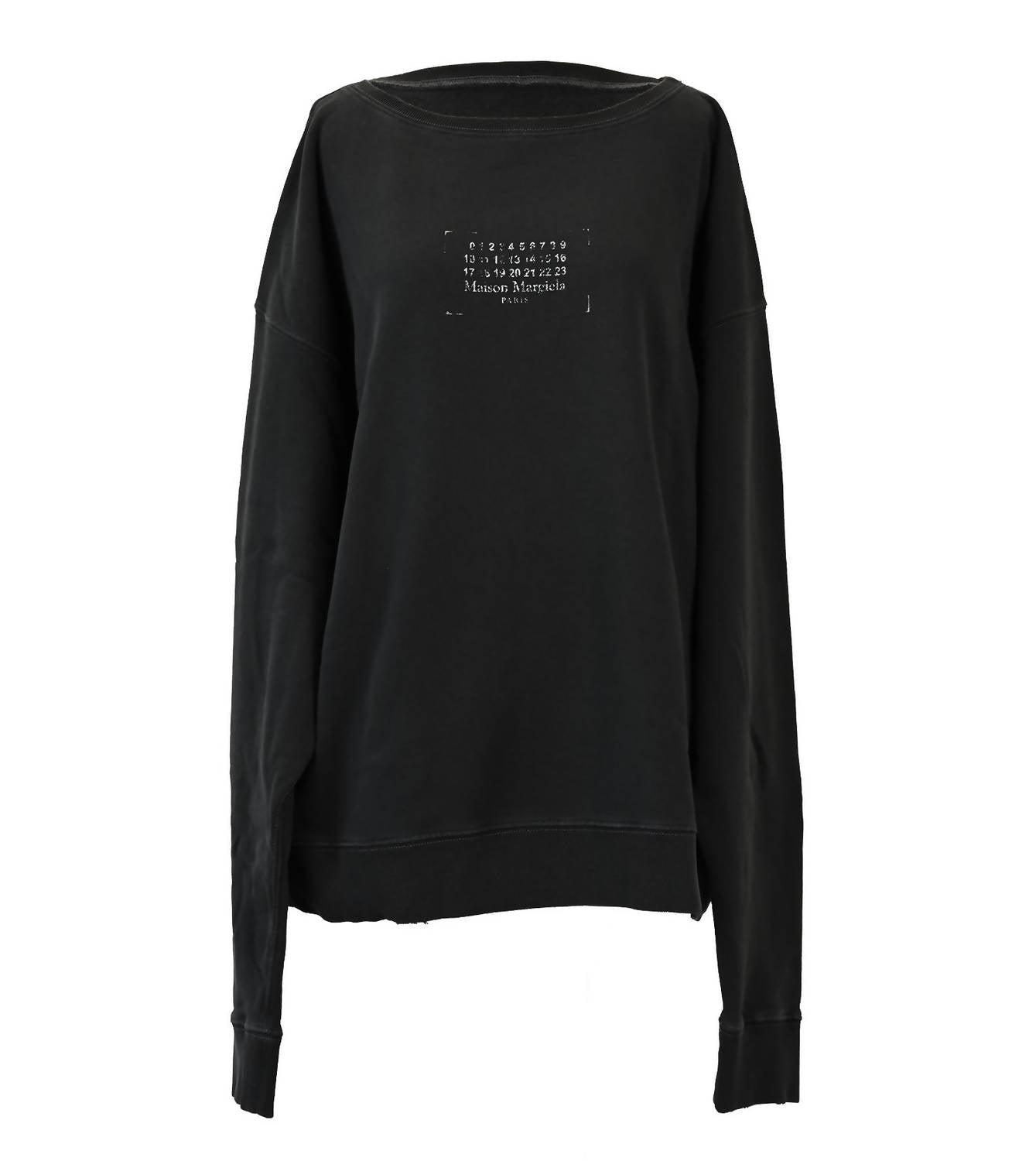 Maison Margiela 人気 スウェット Handwritten Logo Sweatshirt Maison Margiela logo-print organic-cotton Sweatshirt | Blue