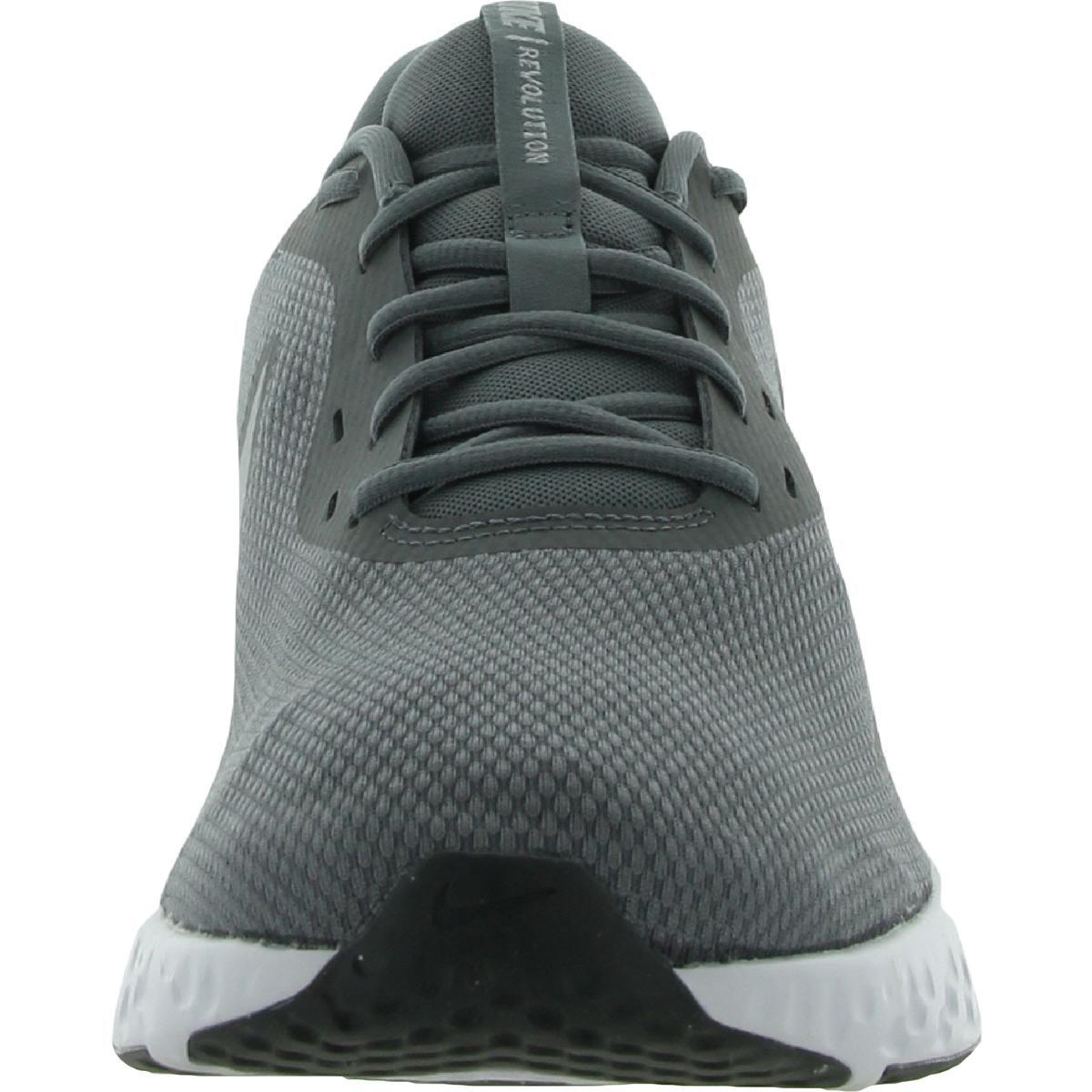 Nike Revolution 5 Knit Fitness Running Shoes in Gray for Men | Lyst