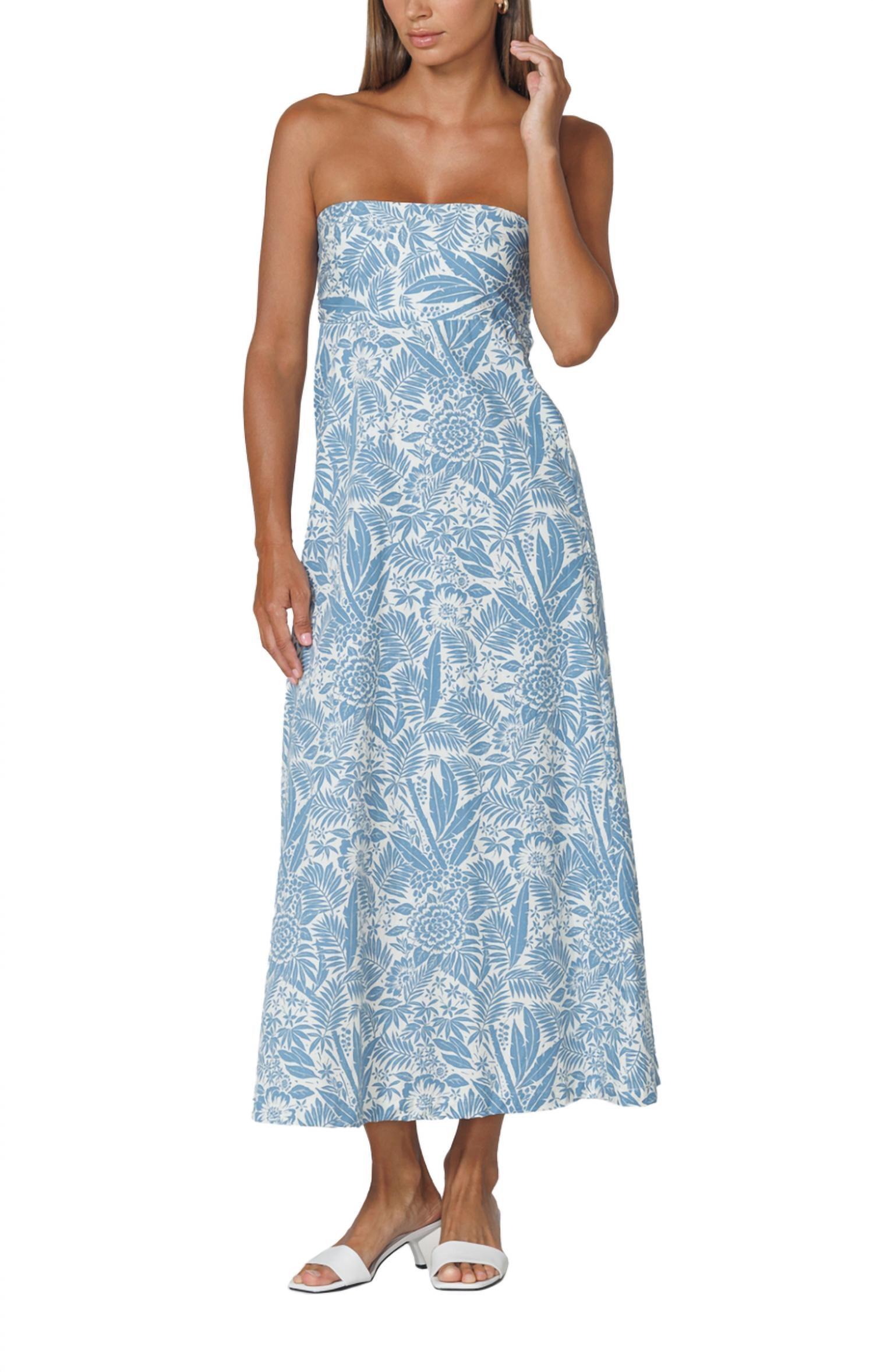 chinese dress ladies Melody Linen Maxi Dress main image 0