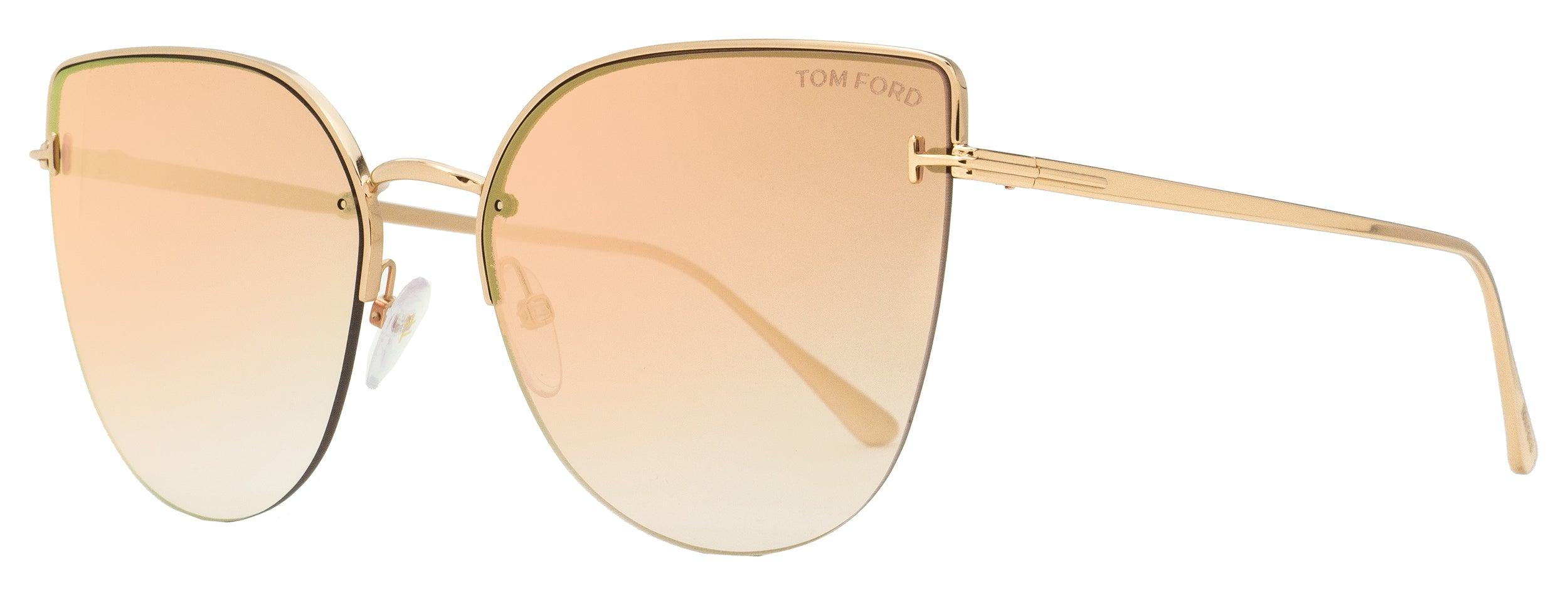 Tom Ford Butterfly Sunglasses Tf652 Ingrid-02 Gold 60mm in Black | Lyst