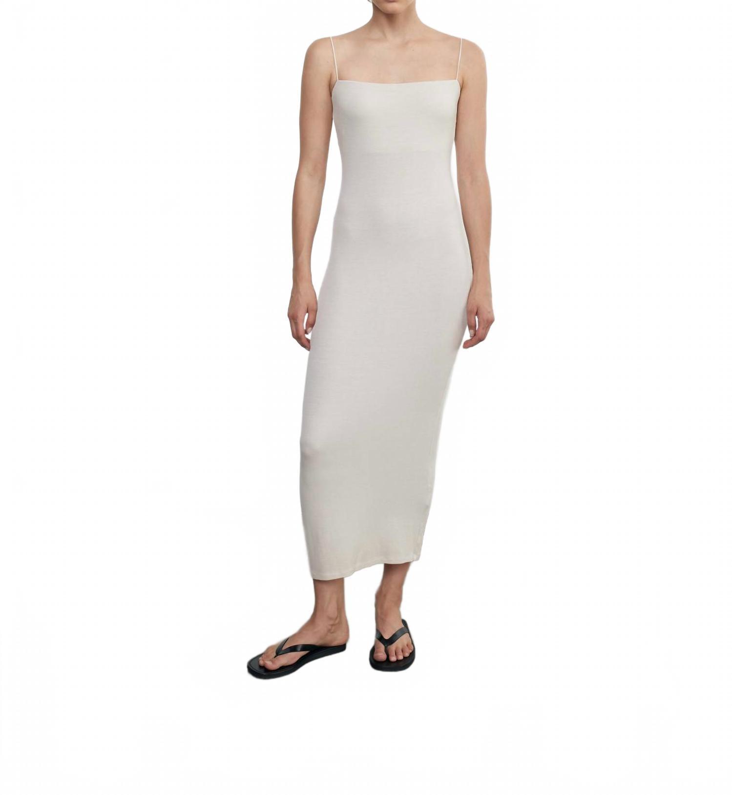 knee length dresses for ladies Linen Bias Sheath Dress