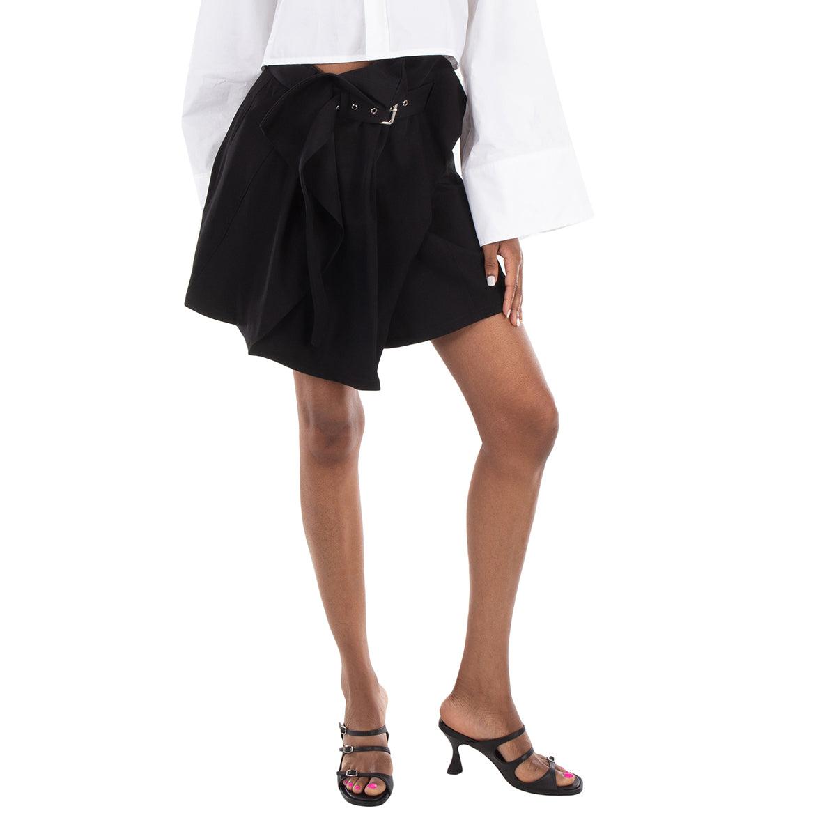 ミニスカート J W ANDERSON Black cotton and acrylic mini skirt JW Anderson Mini skirts for Women | Online Sale up to 65