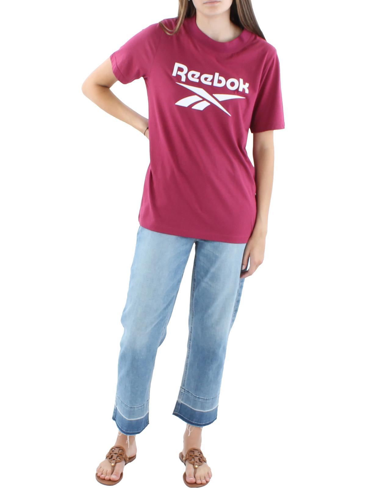 Reebok Logo Short Sleeve T-shirt in Red | Lyst