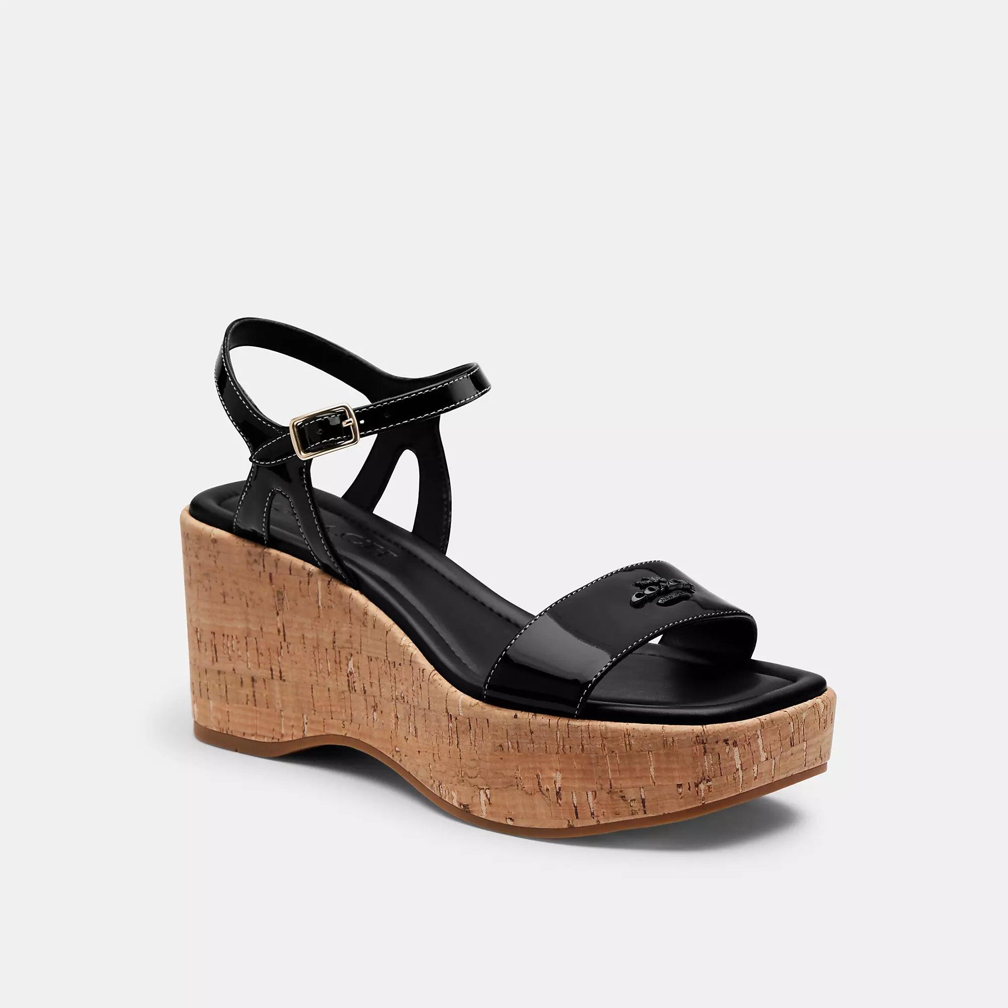 【COACH】Wedge Sandal☆ウェッジサンダル COACH® Outlet | Wedge Sandal In Signature Jacquard