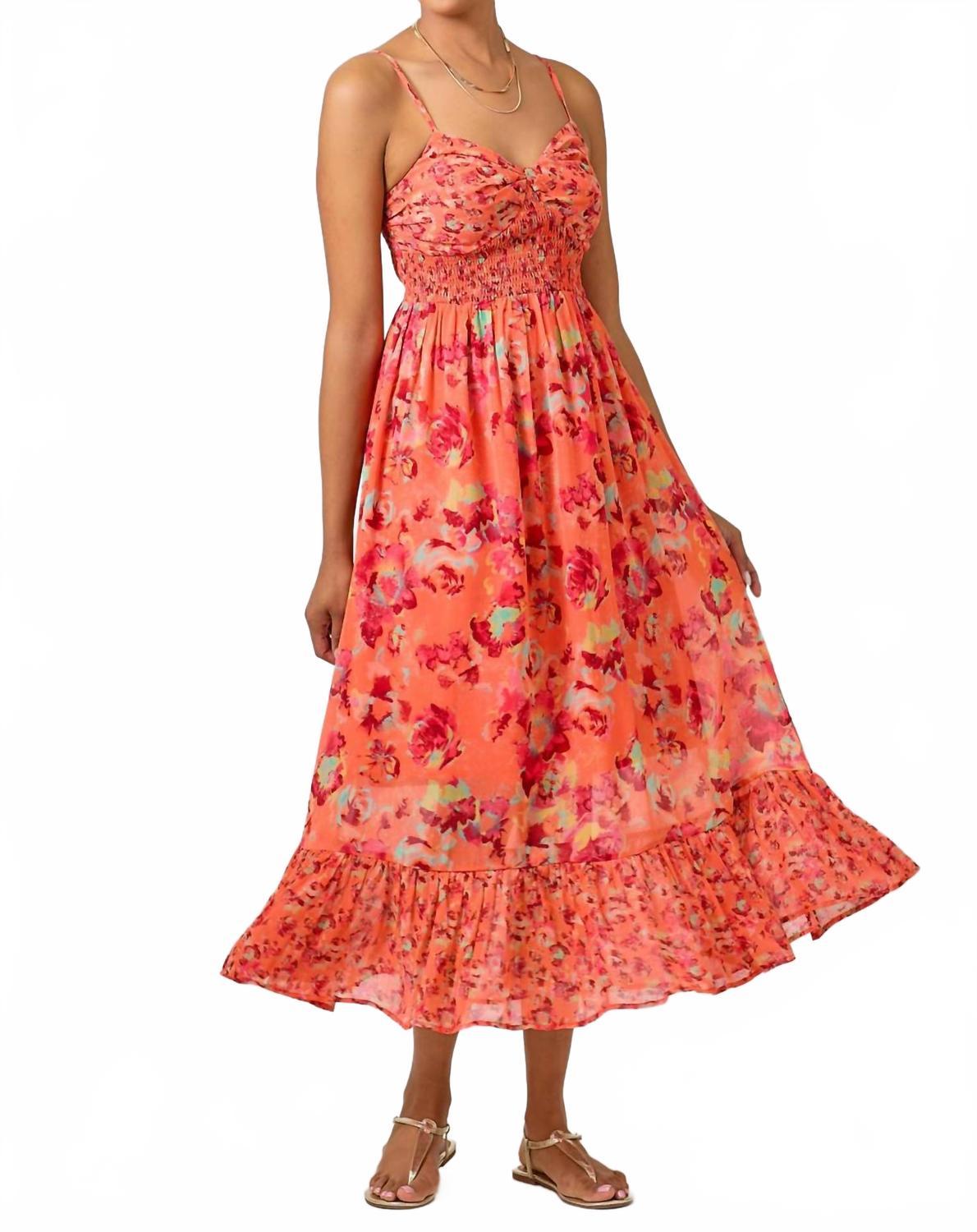 chinese dress ladies Mlisande white lace tiered maxi dress