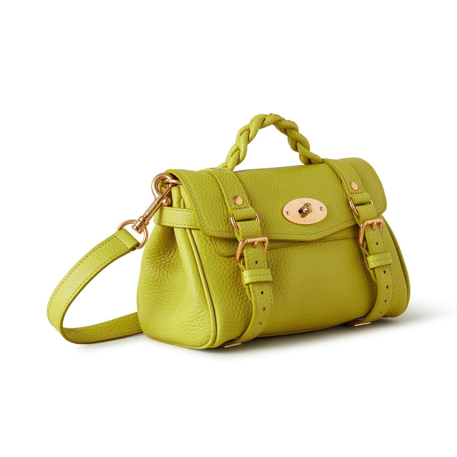 fup Holde kalorie Mulberry Mini Alexa in Green | Lyst