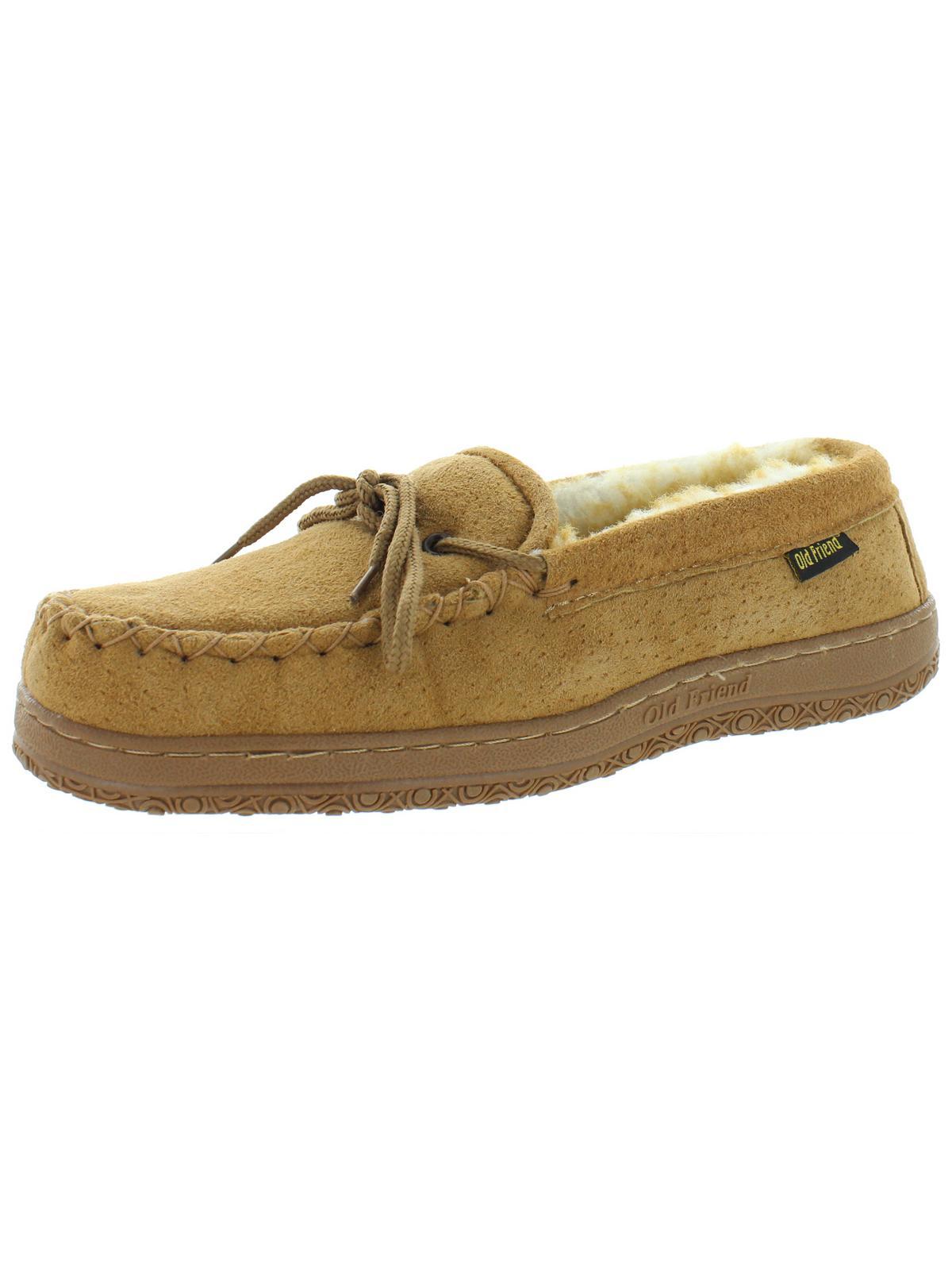 Old Friend Suede Sheepskin Lined Moccasins in Natural for Men | Lyst