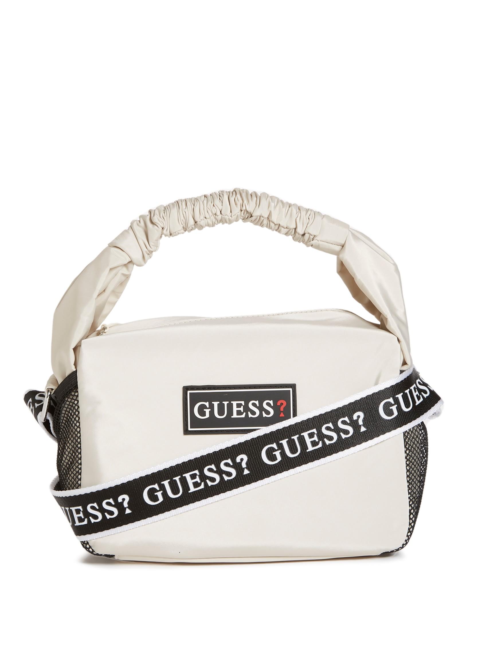 Guess Factory Kayce Logo Crossbody in Natural | Lyst