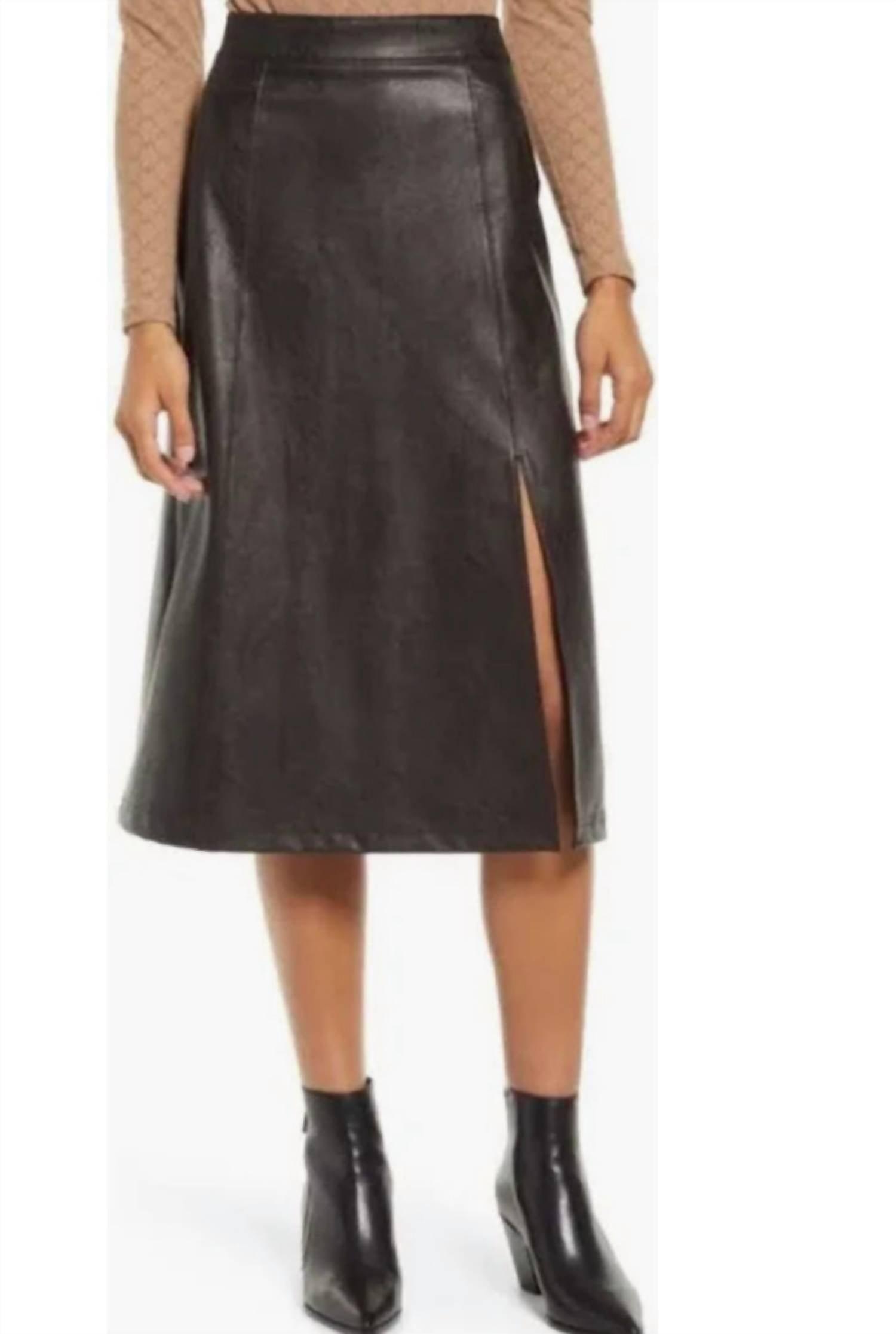 SPANX on X: You won't just like our Leather-Like Midi Skirt