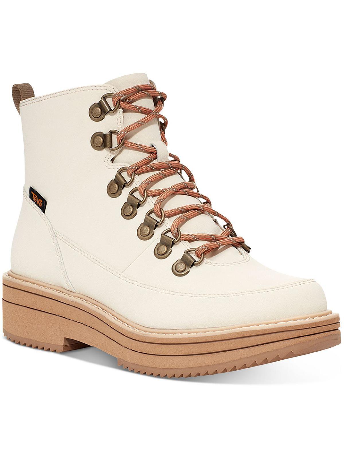 Teva Midform Boots Mid Tops Leather Combat & Lace-up Boots in Natural for  Men | Lyst