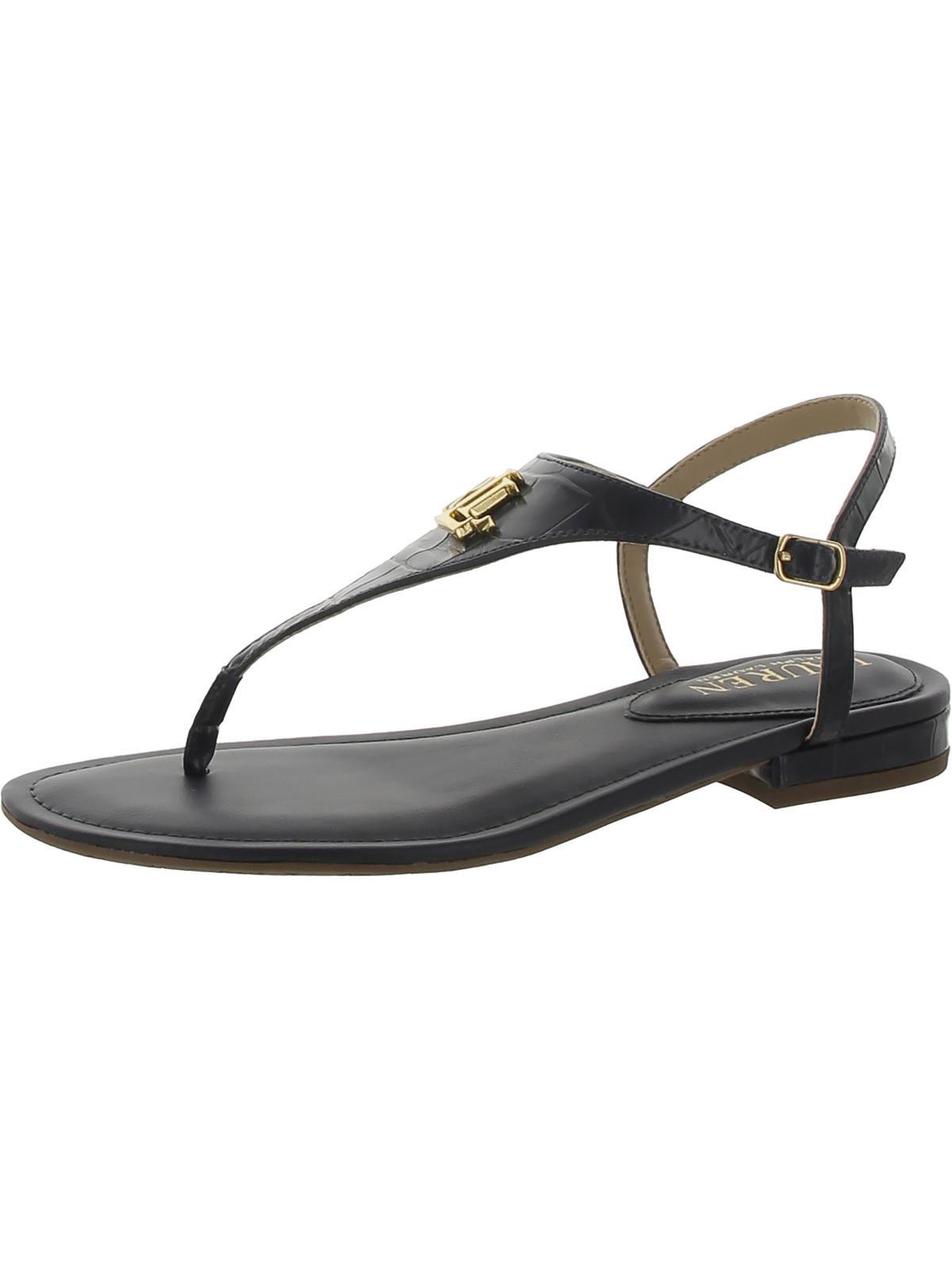 Ralph lauren t strap sandals hotsell