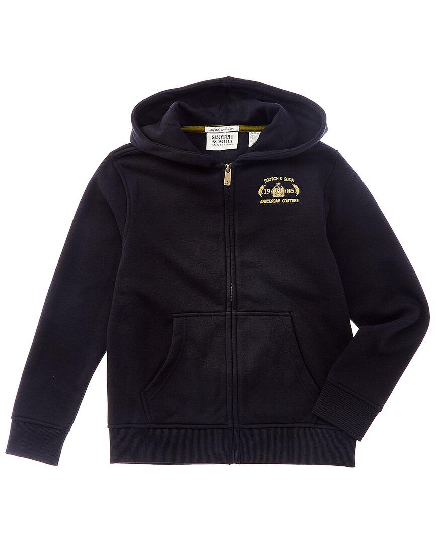 “Scotch & Soda” Graphicプリントフーディ Navy SCOTCH & SODA - Fluo Fresher graphic hoodie - NAVY