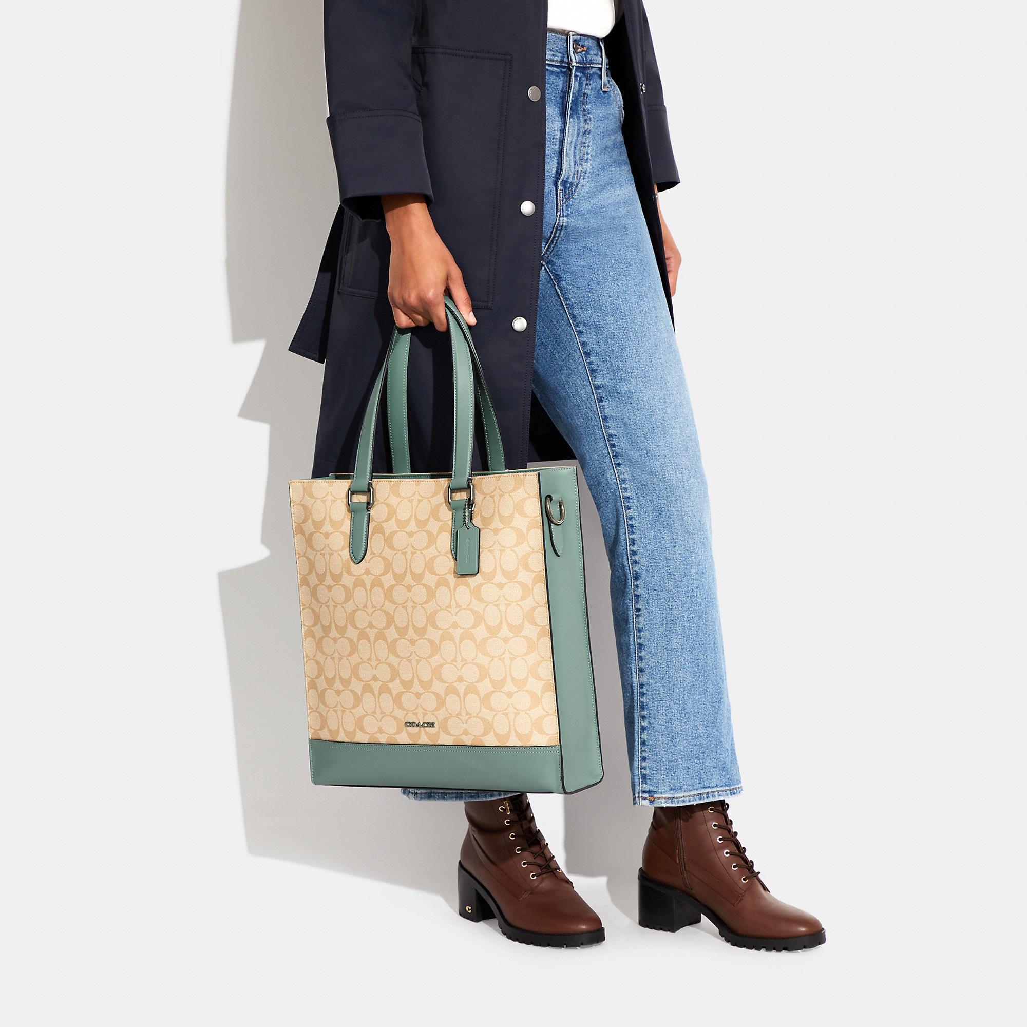 Coach Outlet Graham Structured Tote in Signature Canvas