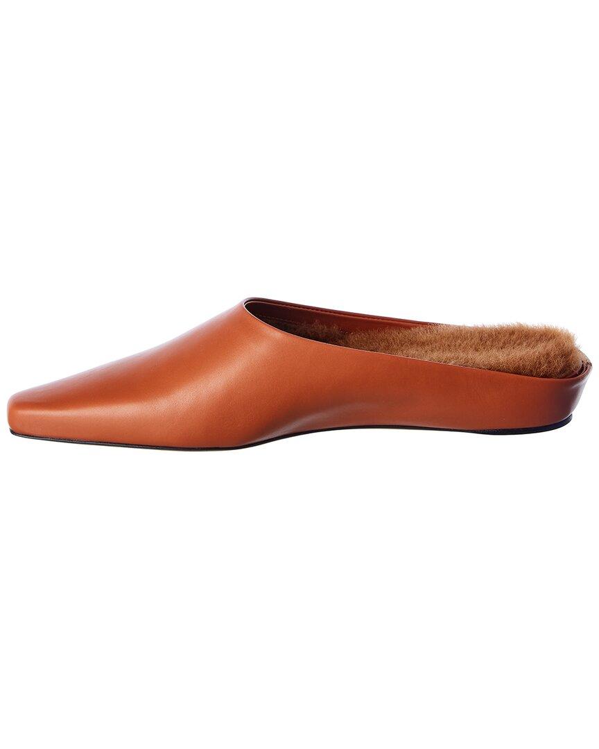 Neous Leather Mule in Brown | Lyst